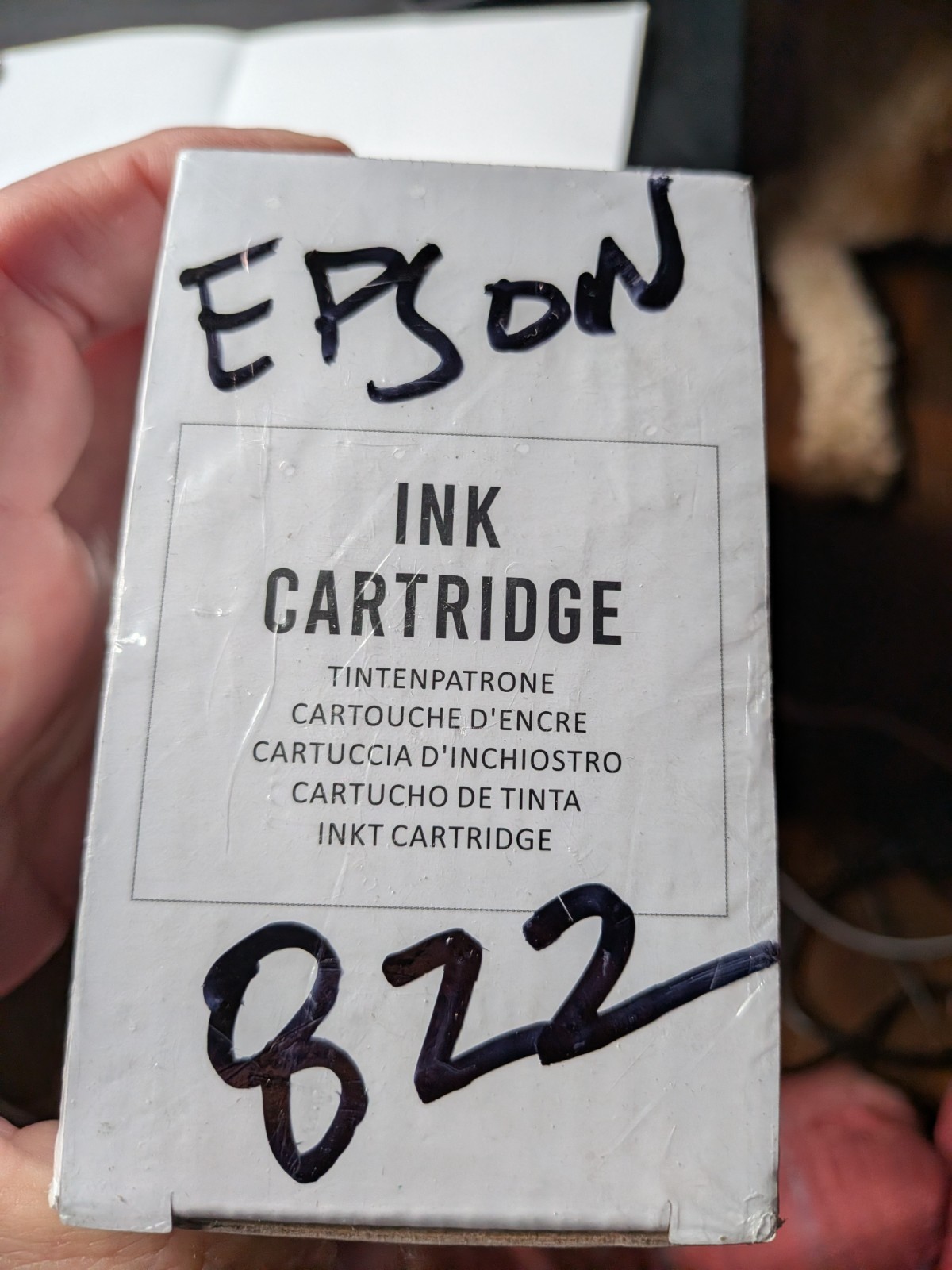 New 822XL cartridges for Epson printer - sealed - Onorigi Brand - 