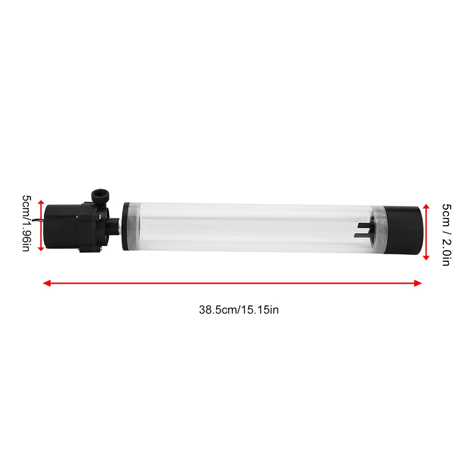 Acrylic Computer DIY Water Cooling CyliGDTr Reservoir 19W Pump G1/4 Hot BEA