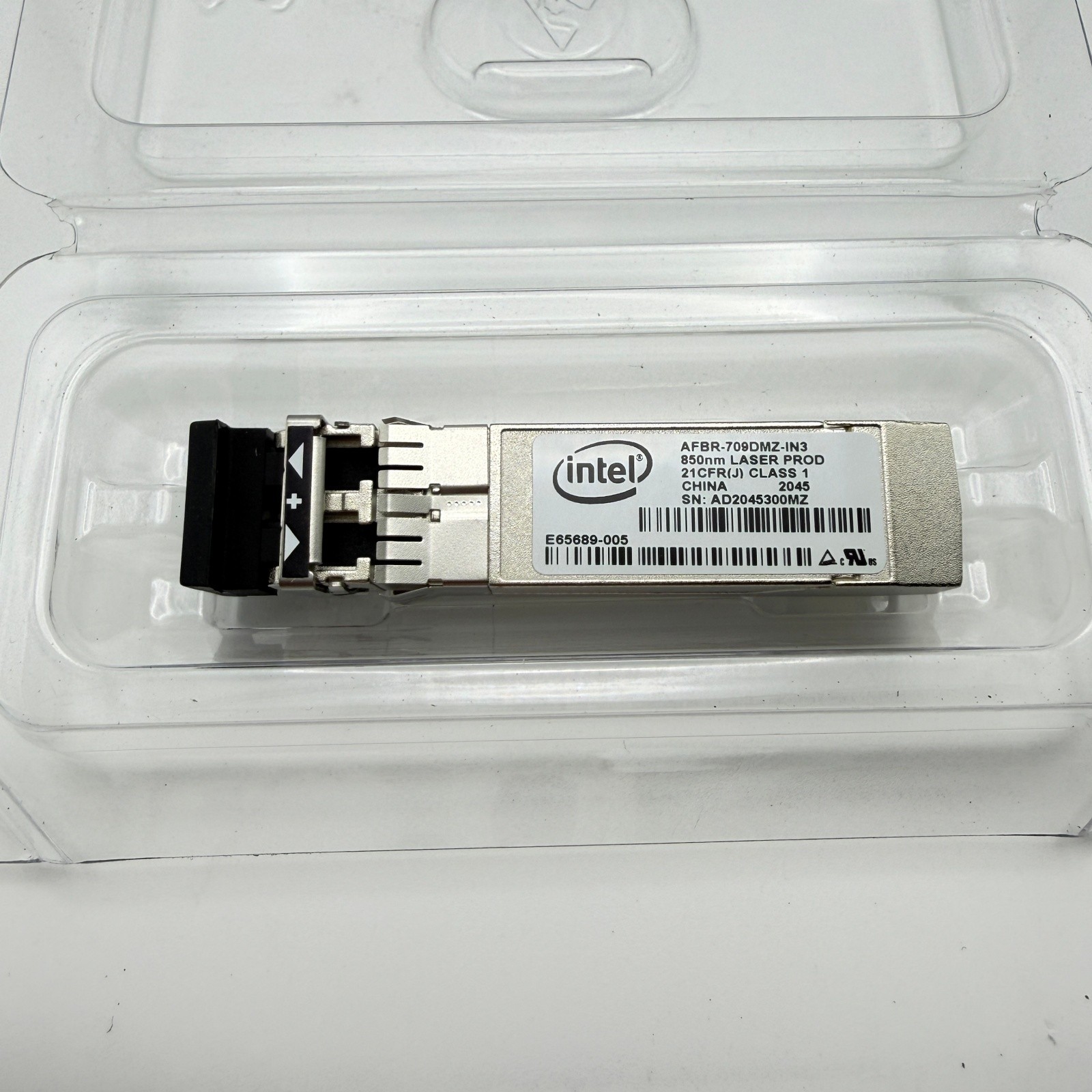 Intel AFBR‑709DMZ‑IN3 SFP+ Transceiver 10GBASE‑SR 10G 850nm LC Multi‑Mode Module