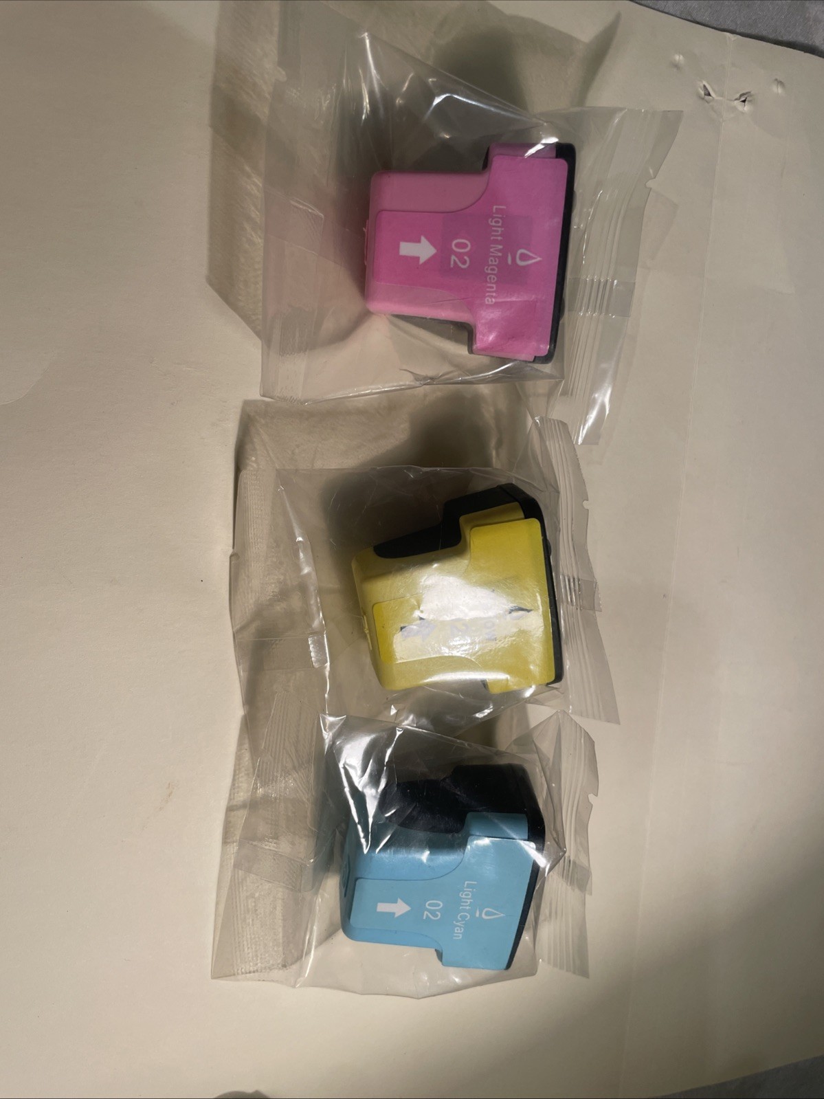 Inkjet Printer Cartridges Hp 02 Compatible Photosmart Printer NIP Lt Mag Yellow