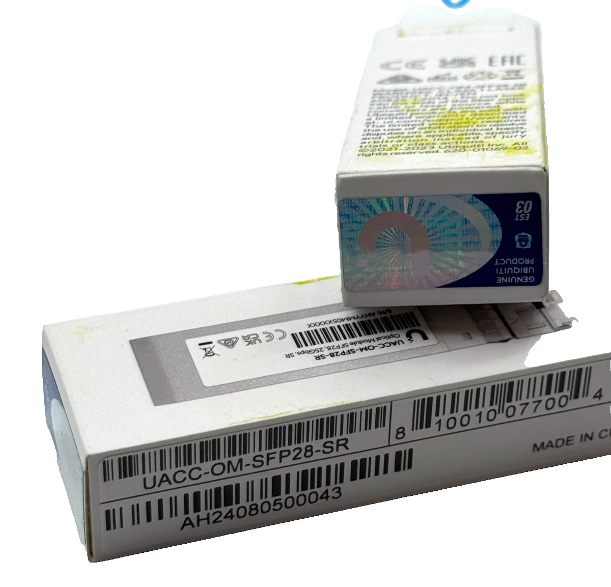 Ubiquiti Networks Unifi 25 Gigabit Multi-Mode Fiber Optic SFP+ UACC-OM-SFP28-SR
