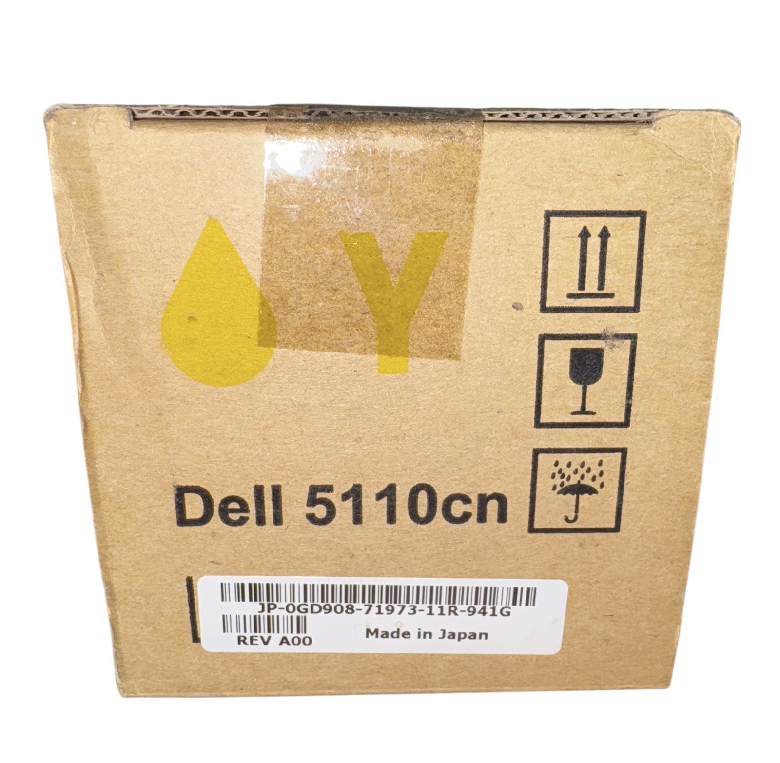 Genuine OEM Original New Sealed Box Dell GD908 Toner Cartridge Yellow