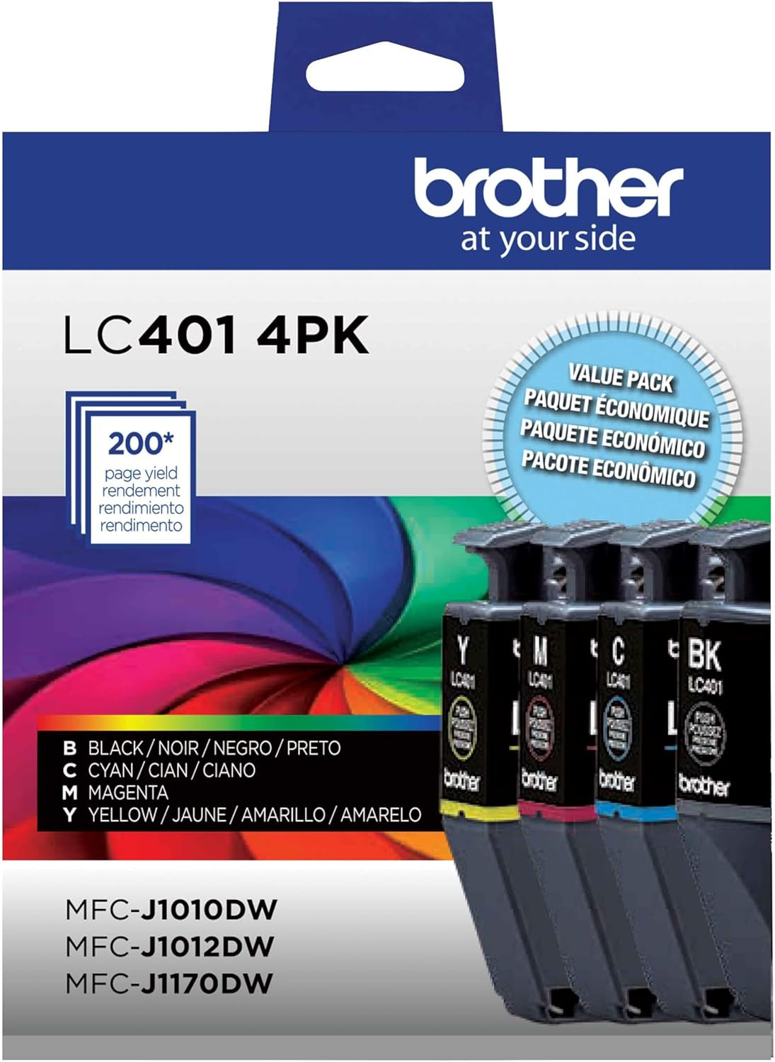 LC4014PKS Ink Cartridges 4-Pack: Black, Cyan, Magenta, Yellow