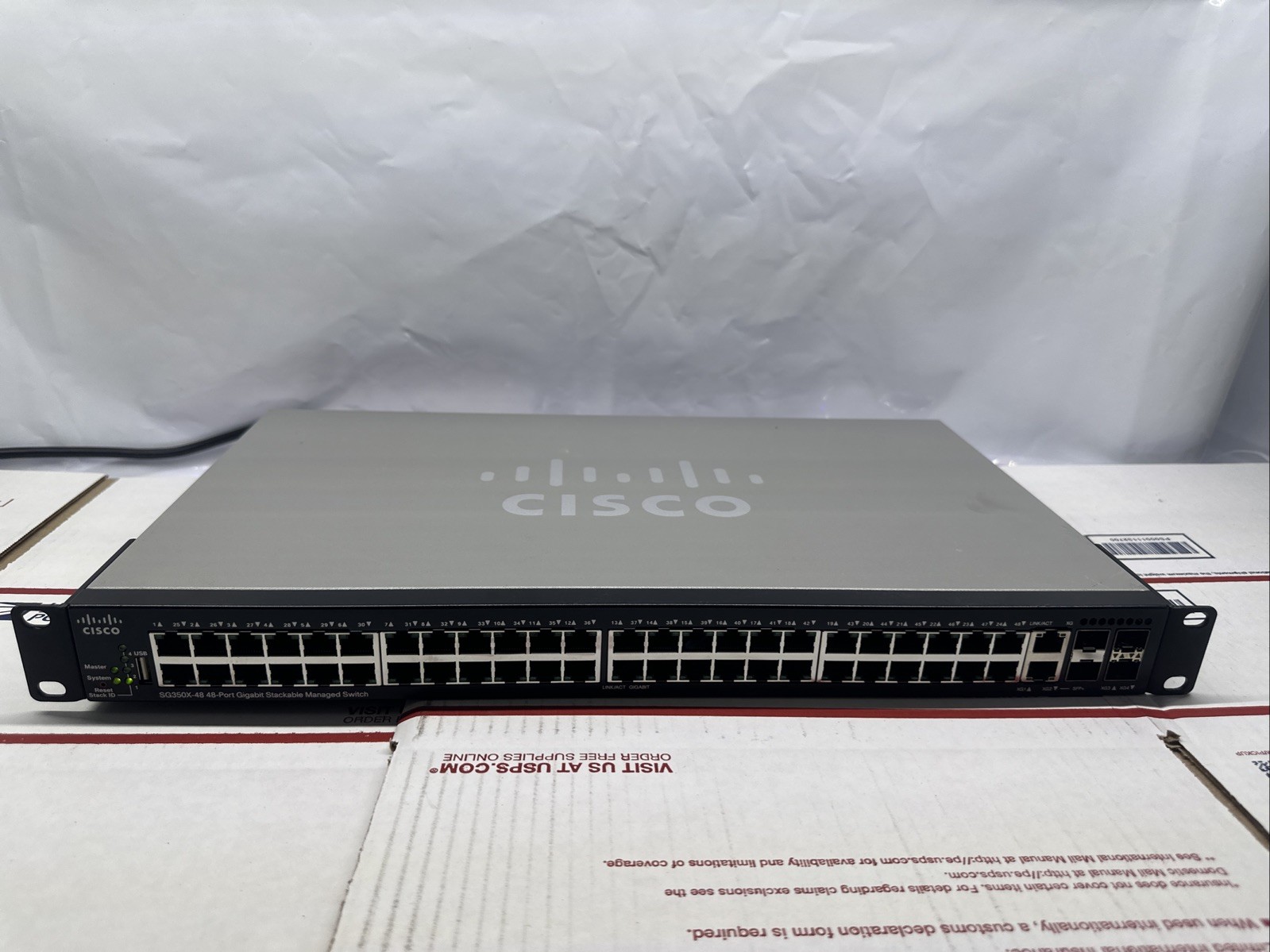 CISCO SG350X-48-K9 48-port Gigabit Stackable