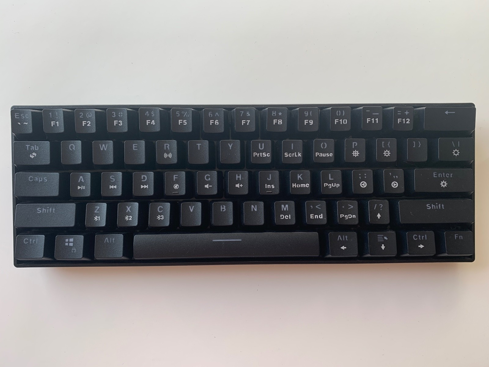 60% Wireless Mechanical Gaming Keyboard hzgamer. RGB backlighting