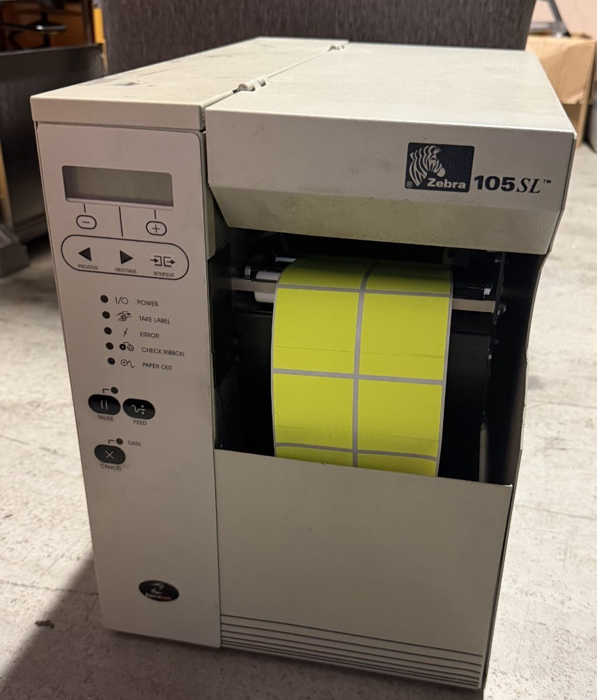Zebra 105SL 203DPI Thermal Direct/Transfer Label Printer 10500-2001-1000