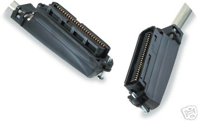 Cat 3 25pr Telco PBX Cable W/  AMP connectors M/F 5Ft.