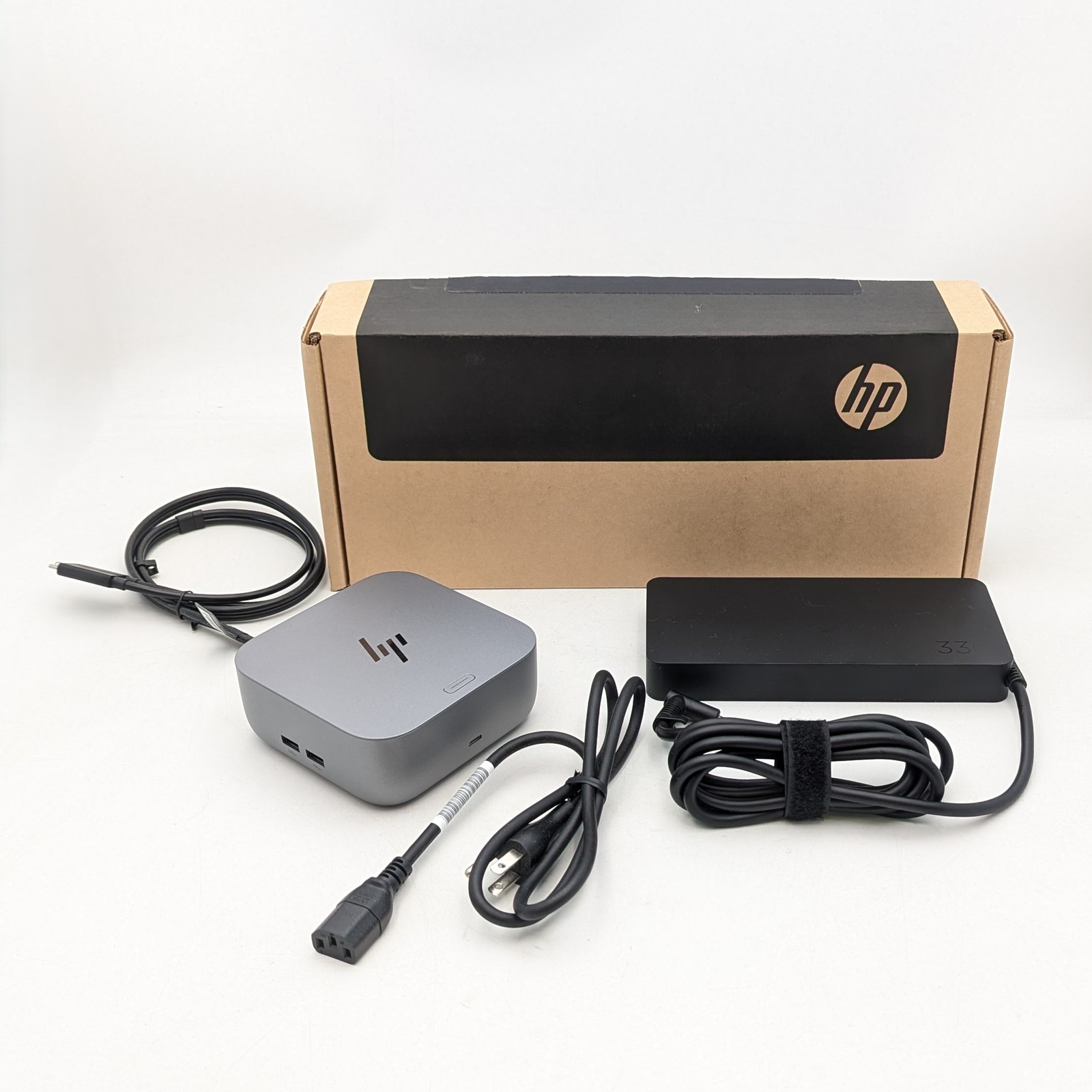 HP Thunderbolt 4 Ultra 280W G6 Dock w/ 330W Power Adapter (9X359AV#ABA) Gray