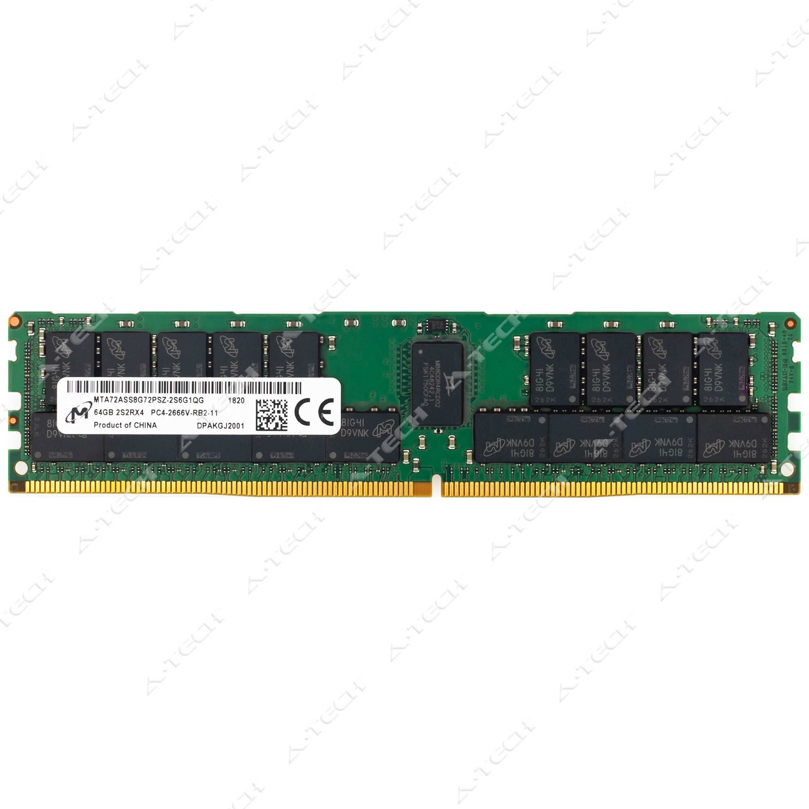 Micron 64GB PC4-21300 ECC RDIMM Server Memory RAM (MTA72ASS8G72PSZ-2S6G1) x1