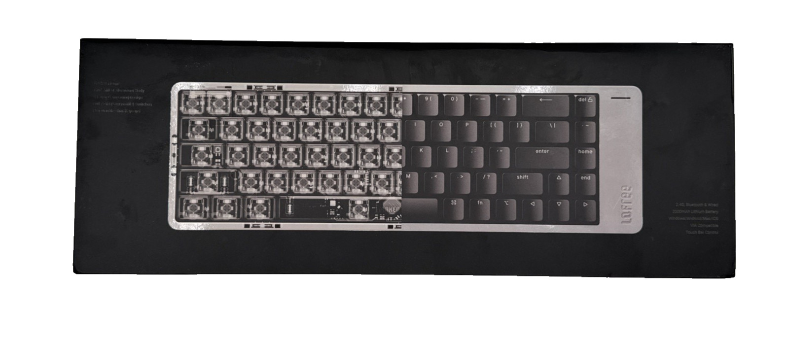 Flow 2 Low-Profile Mechanical Keyboard Aluminum Alloy With Pulse Tactile Switchs