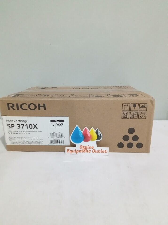 Genuine Ricoh SP 3710SF Black Toner Cartridge 408284
