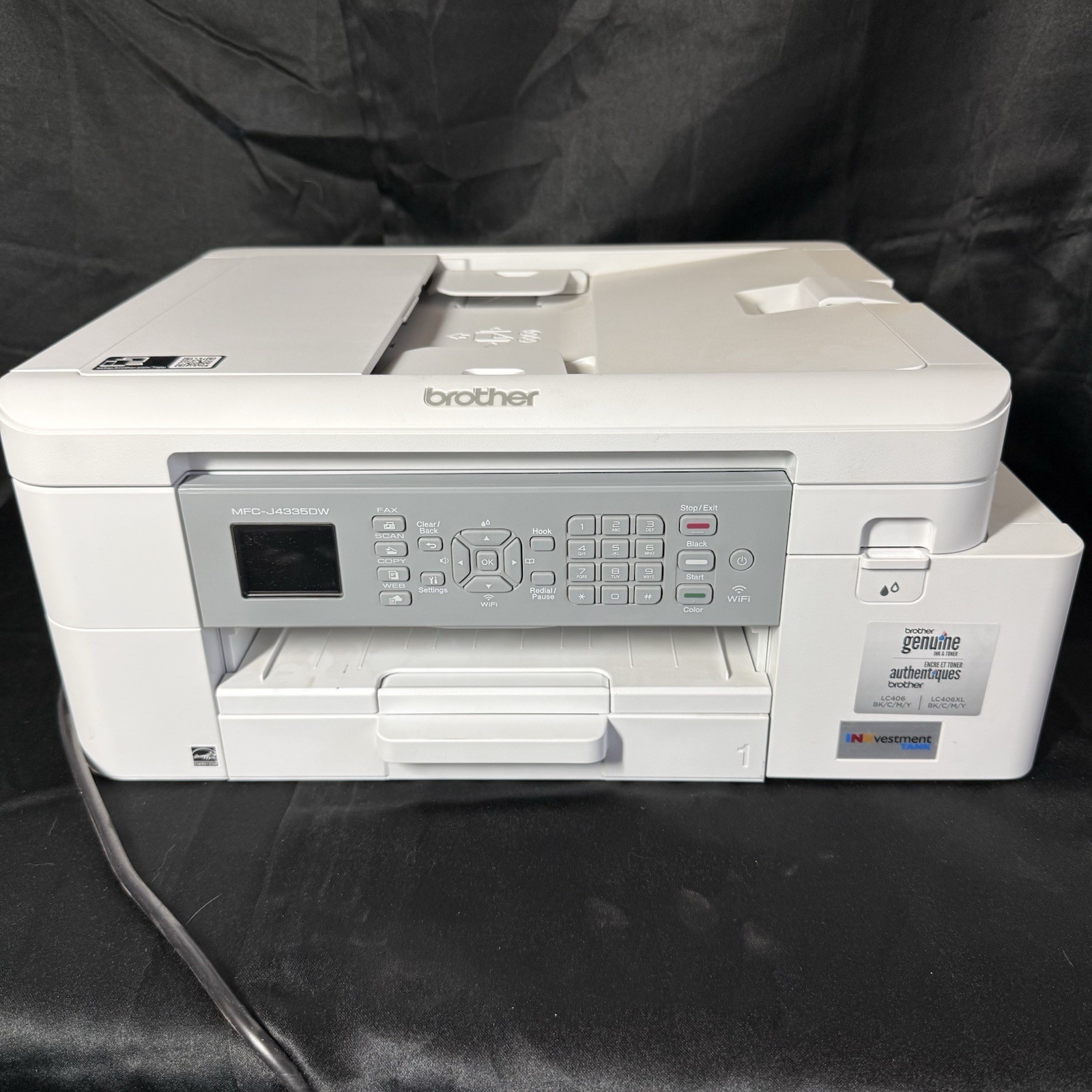 Brother MFC-J4335DW Color Inkjet Printer NO INK 2.7K Pg Ct All-In-One Wi-Fi Copy