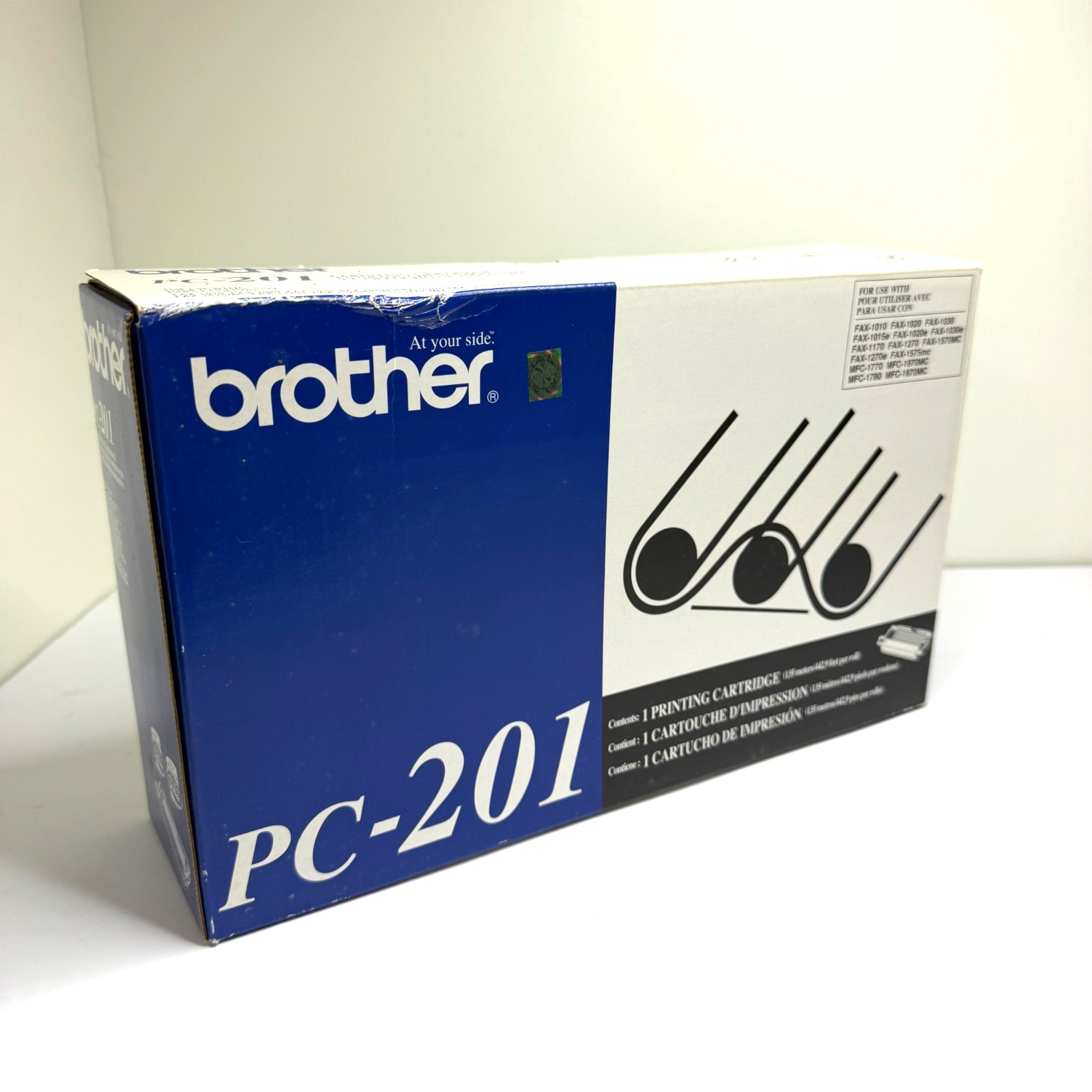Brother PC-201 Printing Cartridge Genuine OEM New Open Box Fax Ribbon PC201
