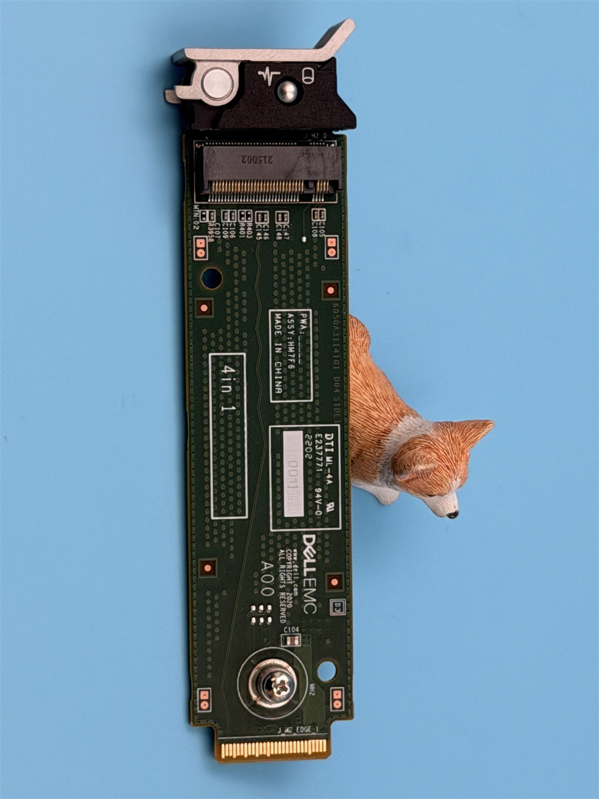 Dell HM7F6 BOSS-S2 PCIe M.2 SSD Card Carrier Boot Module PowerEdge 15G ONLY