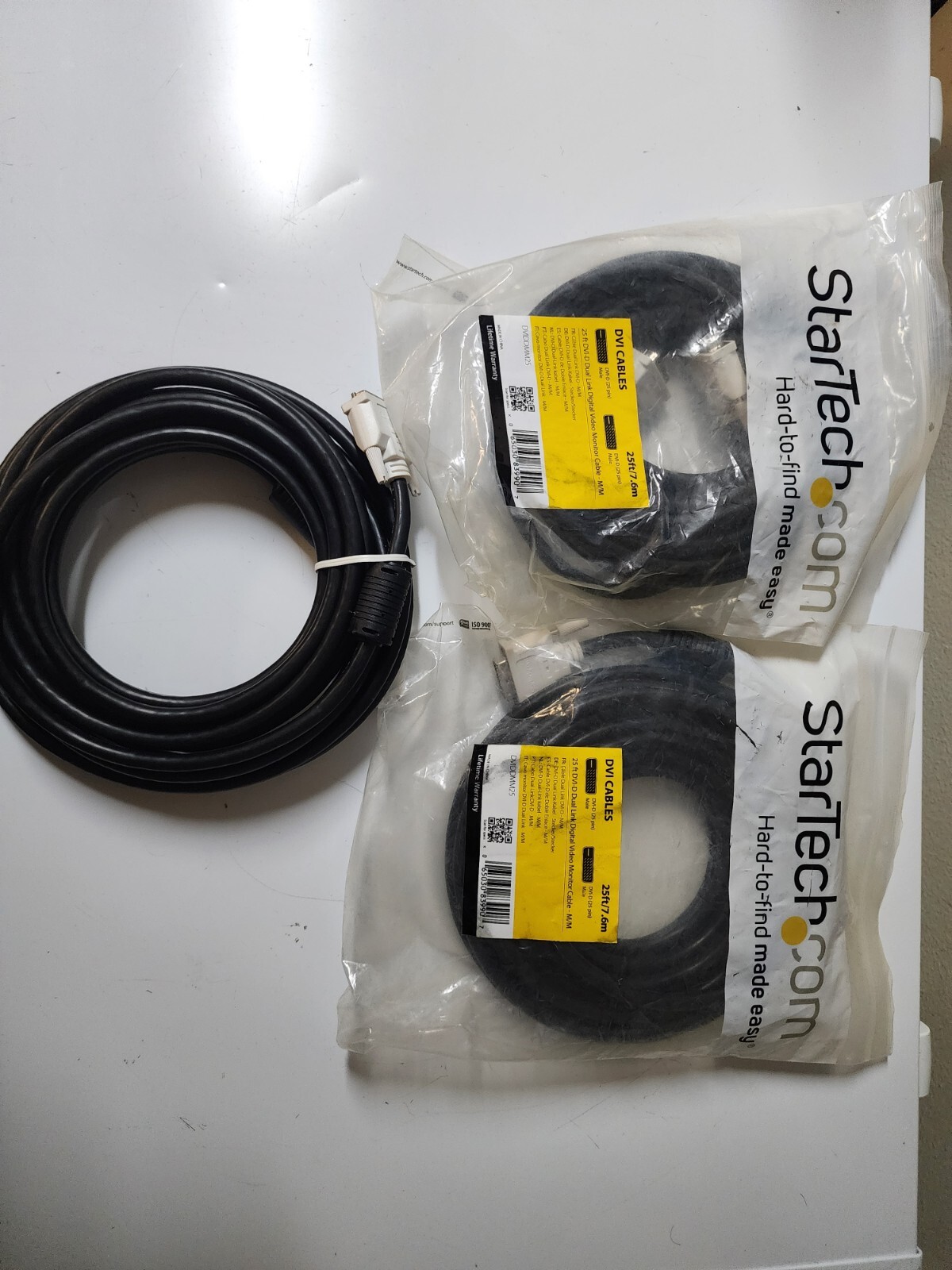StarTech.com 25 ft DVI-D Dual Link Cable - M/M DVIDDMM25