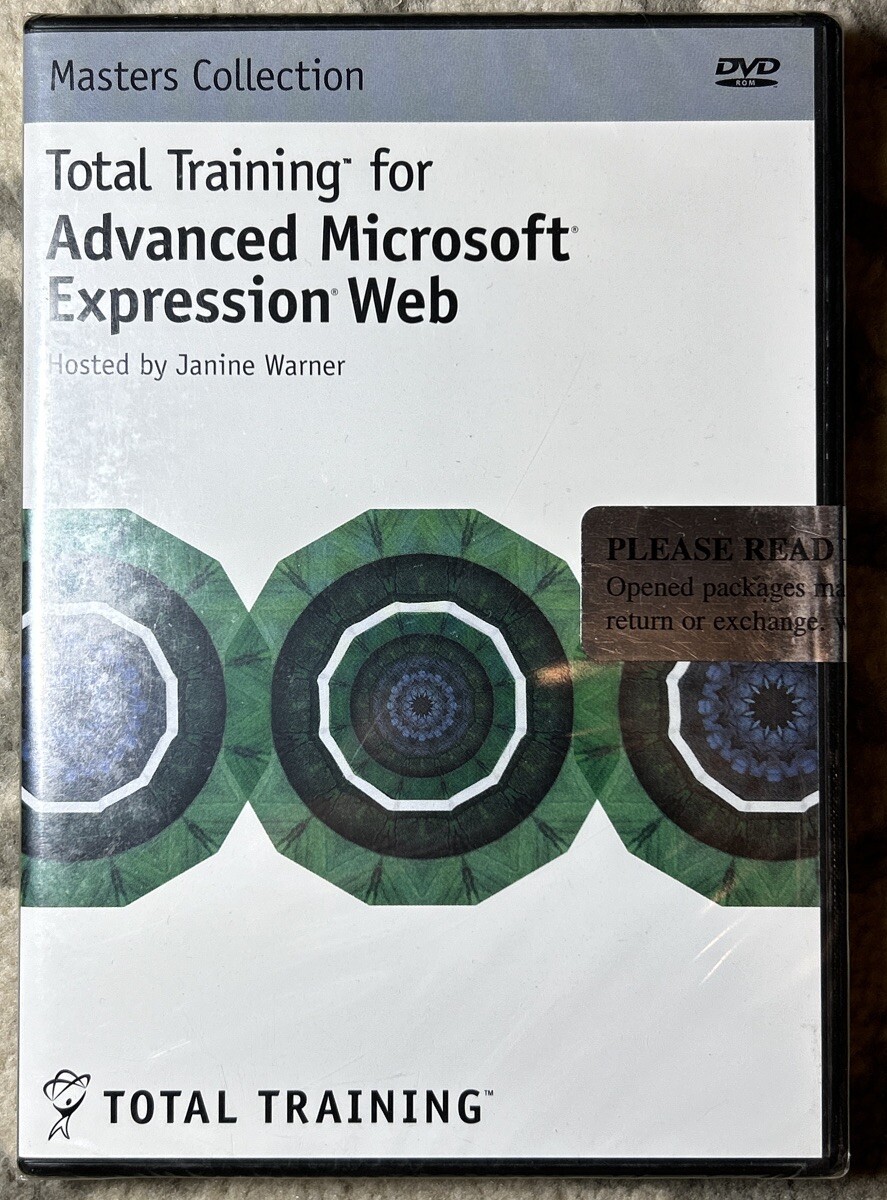 Total Training for Advanced Microsoft Expression Web DVD Masters Collection