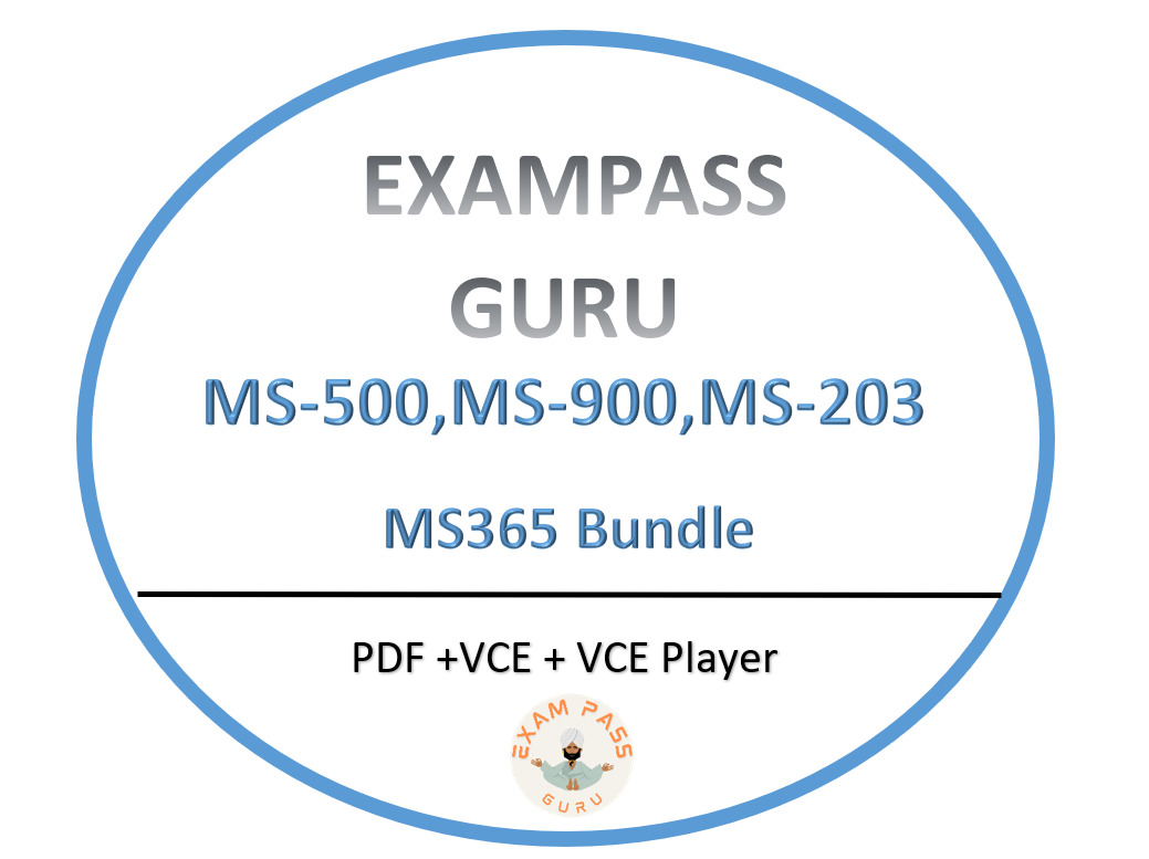 MS-500,MS-900,MS-203 Exams PDF,VCE - APRIL FREE UPDATES
