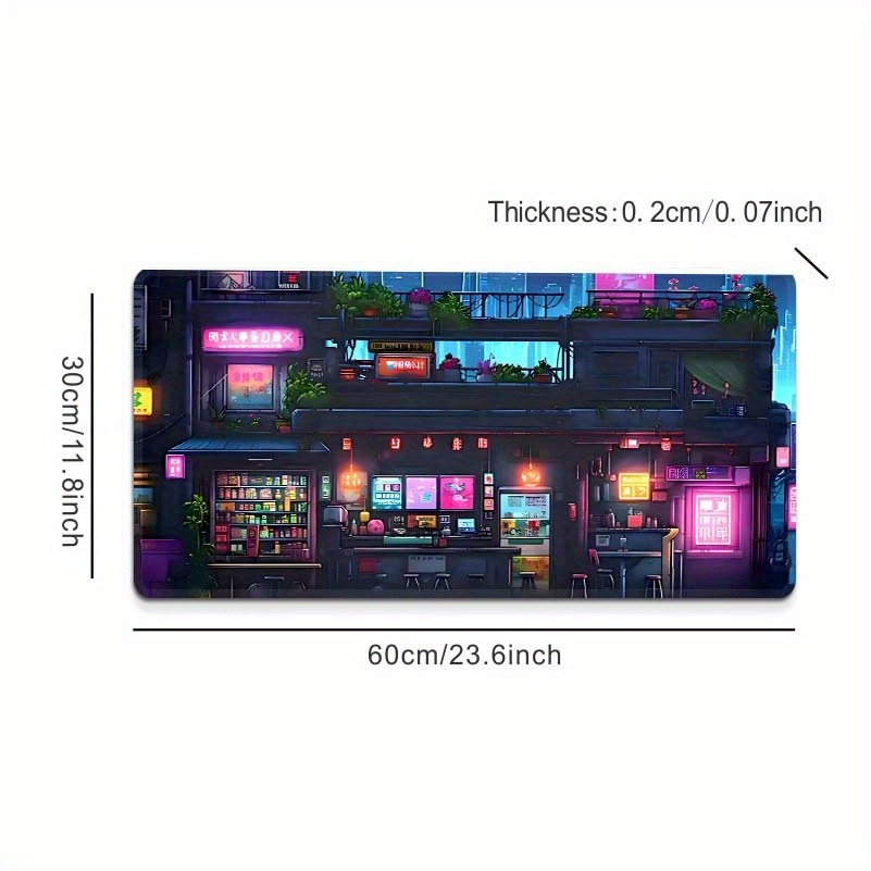 Gaming Mouse Pad, Extra Large Non-Slip Mouse Mat Suitable for Home and Office