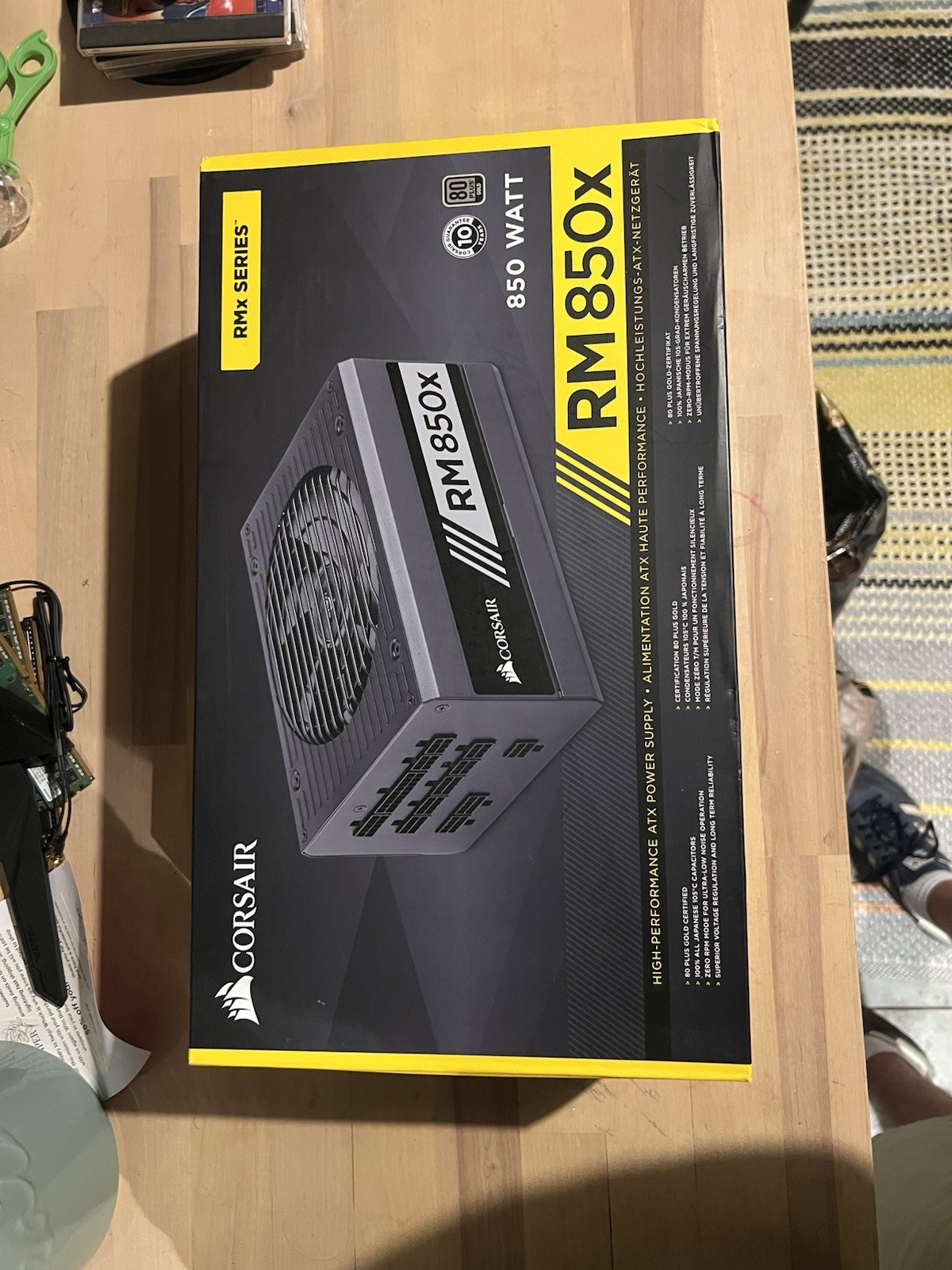 Corsair RM850x Shift ATX Power Supply, Fully Modular 80 Plus Gold All Cables