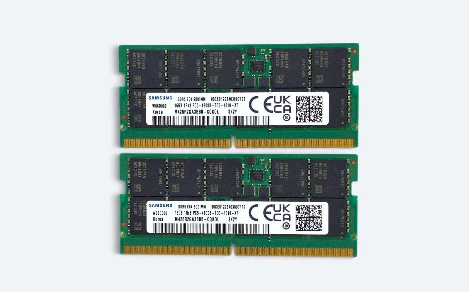 Samsung DDR5 EC4 32GB Kit (2x16GB) 1RX8 PC5-4800B SODIMM  (ECC Memory) 🔥