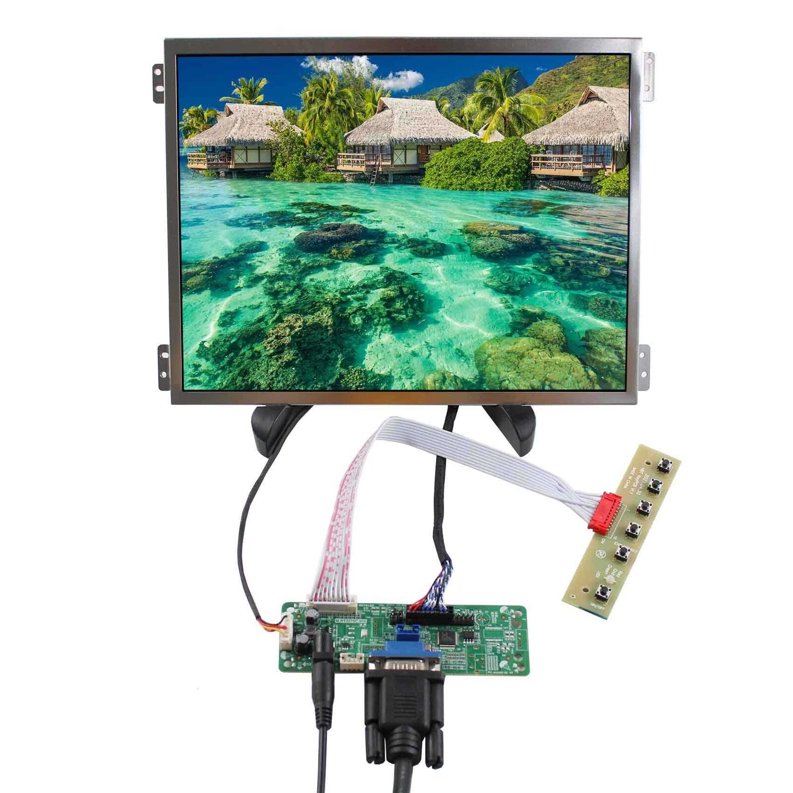 VGA LCD Controller Board  10.4 in VS104T 004A 1024x768 IPS LCD 600nit