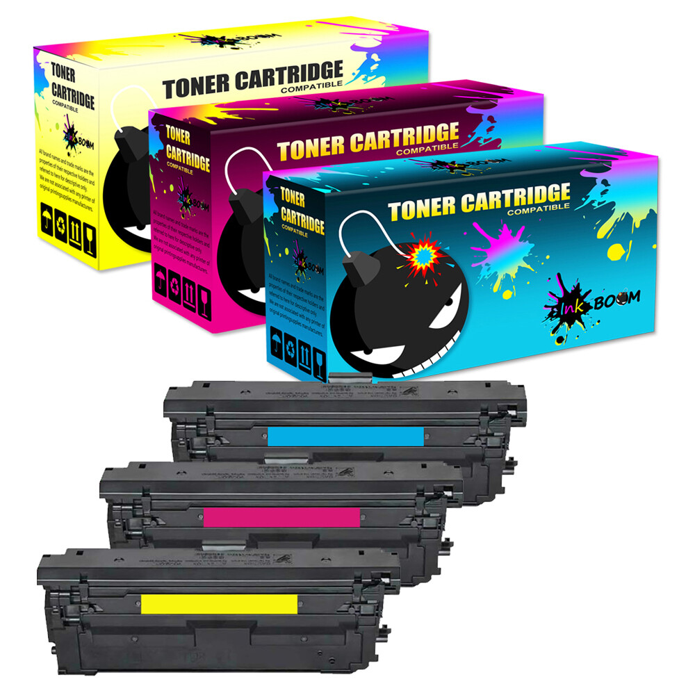 3 CMY Toner replace for HP CF361A-3A 508A Color LaserJet Enterprise M553n M553X