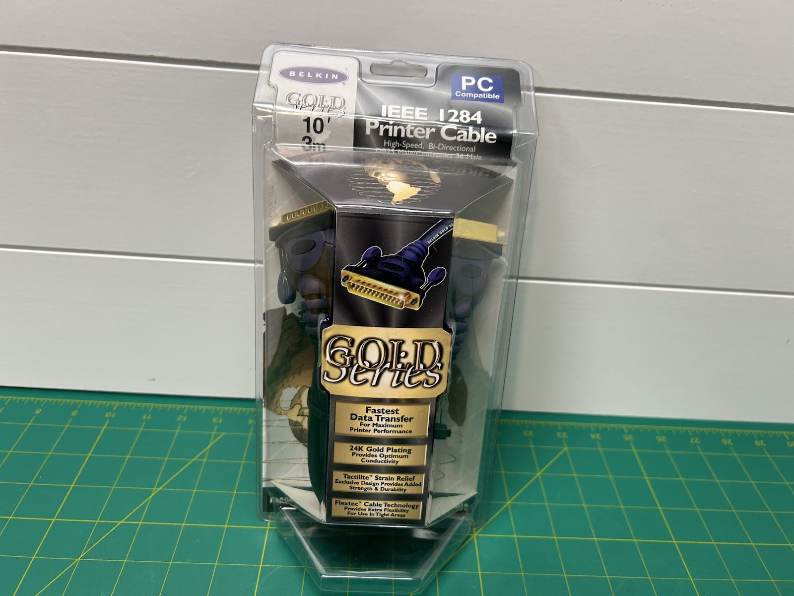 NOS Belkin Gold Series IEEE 1284 Parallel Printer Cable DB25