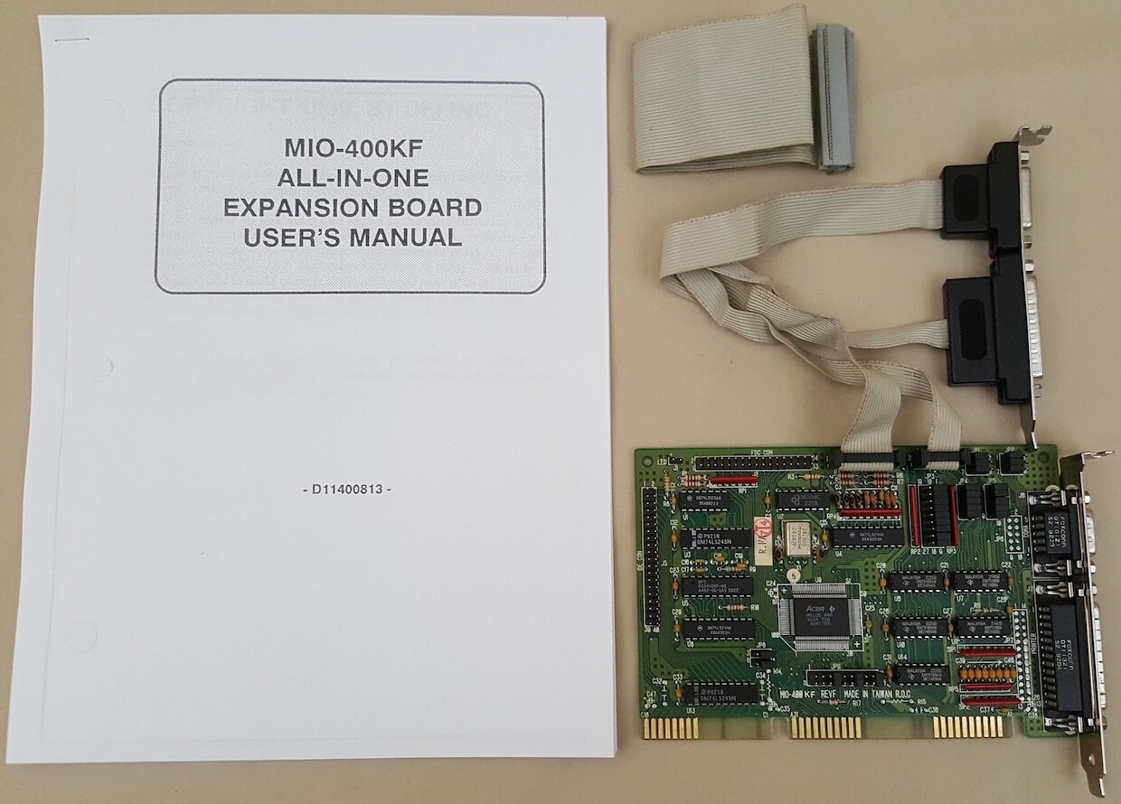 ACER MIO-400KF ALL-IN-ONE 16-Bit ISA IBM PC AT Expansion 5170 80286 286 Amiga