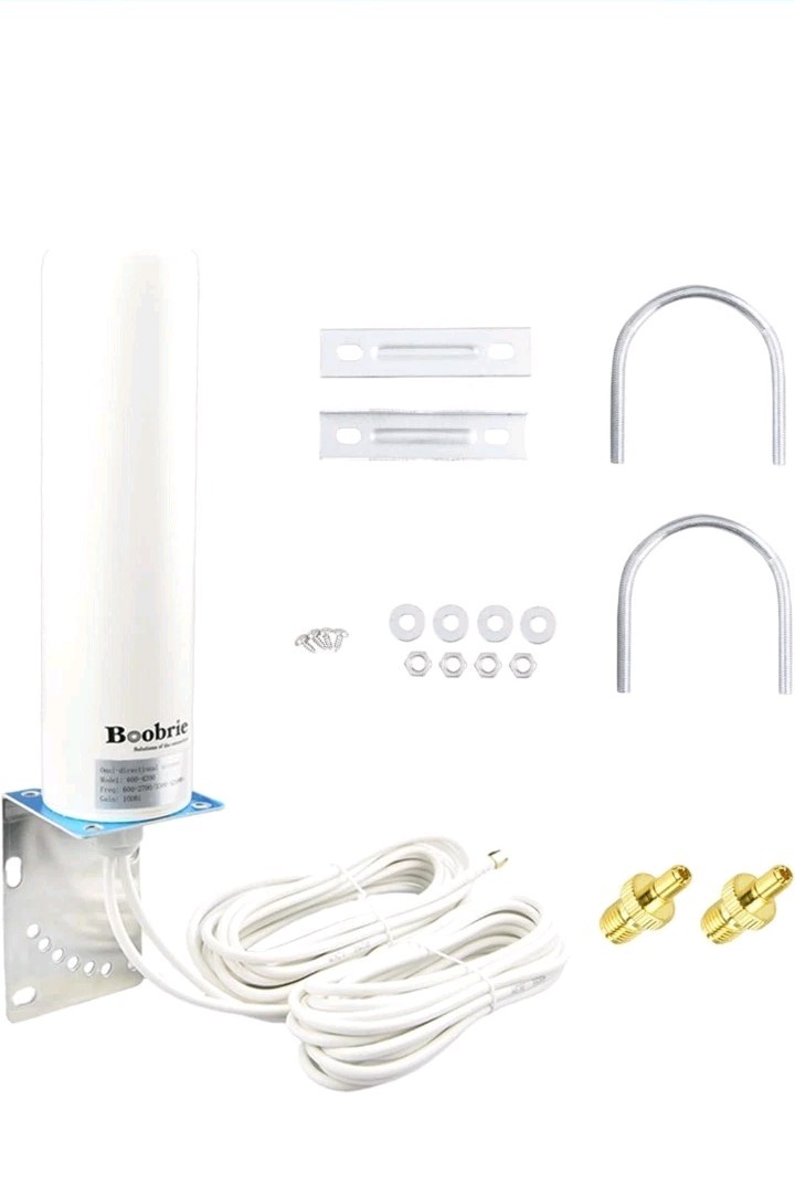 High Gain 10dBi 5G 4G LTE Outdoor Omni-Directional Antenna with 16.4ft Cable & T