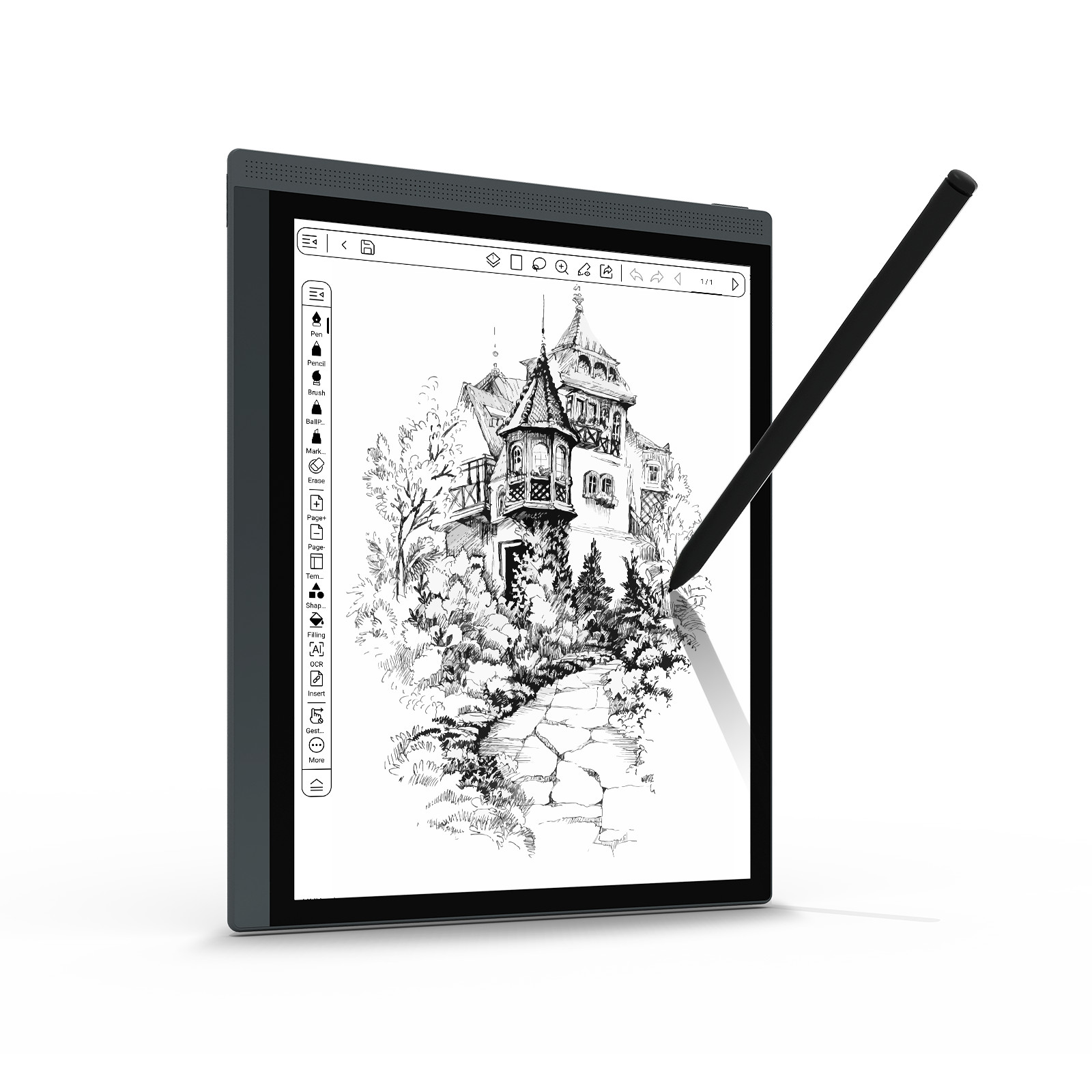 B1051 Black and White E ink Smart Tablet with 300PPI