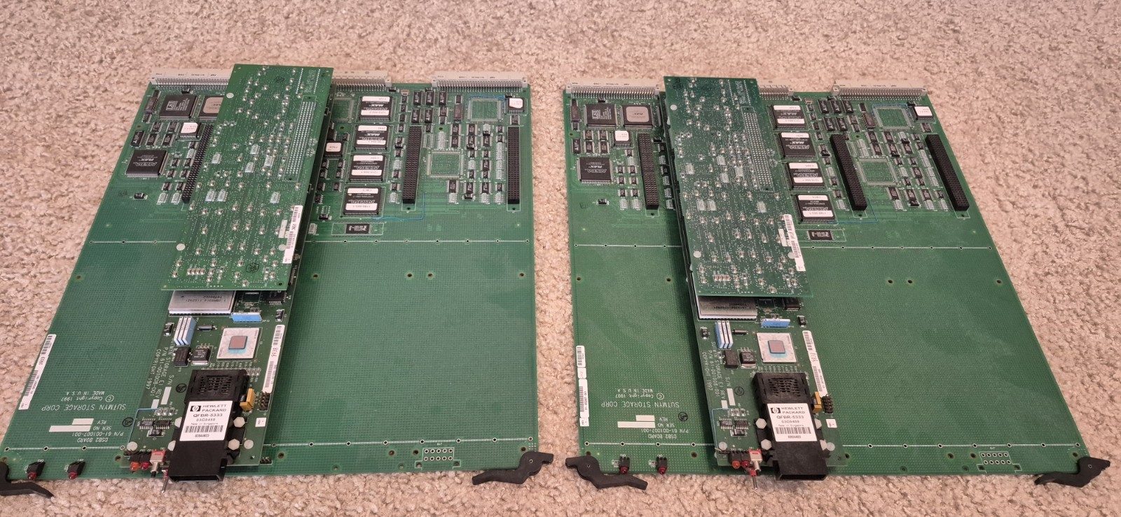 2 x VINTAGE INTEL i960 MOTHERBOARDS SUTMYN STORAGE DSB2 ,UNTESTED