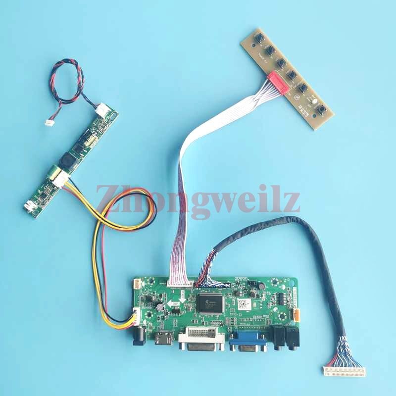 For LTM230HL08 1920x1080 LVDS-30Pin Screen HDMI+DVI+VGA Controller Board DIY Kit