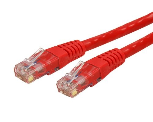 Startech C6PATCH20RD 20ft Red Cat6 UTP Patch Cable RJ45