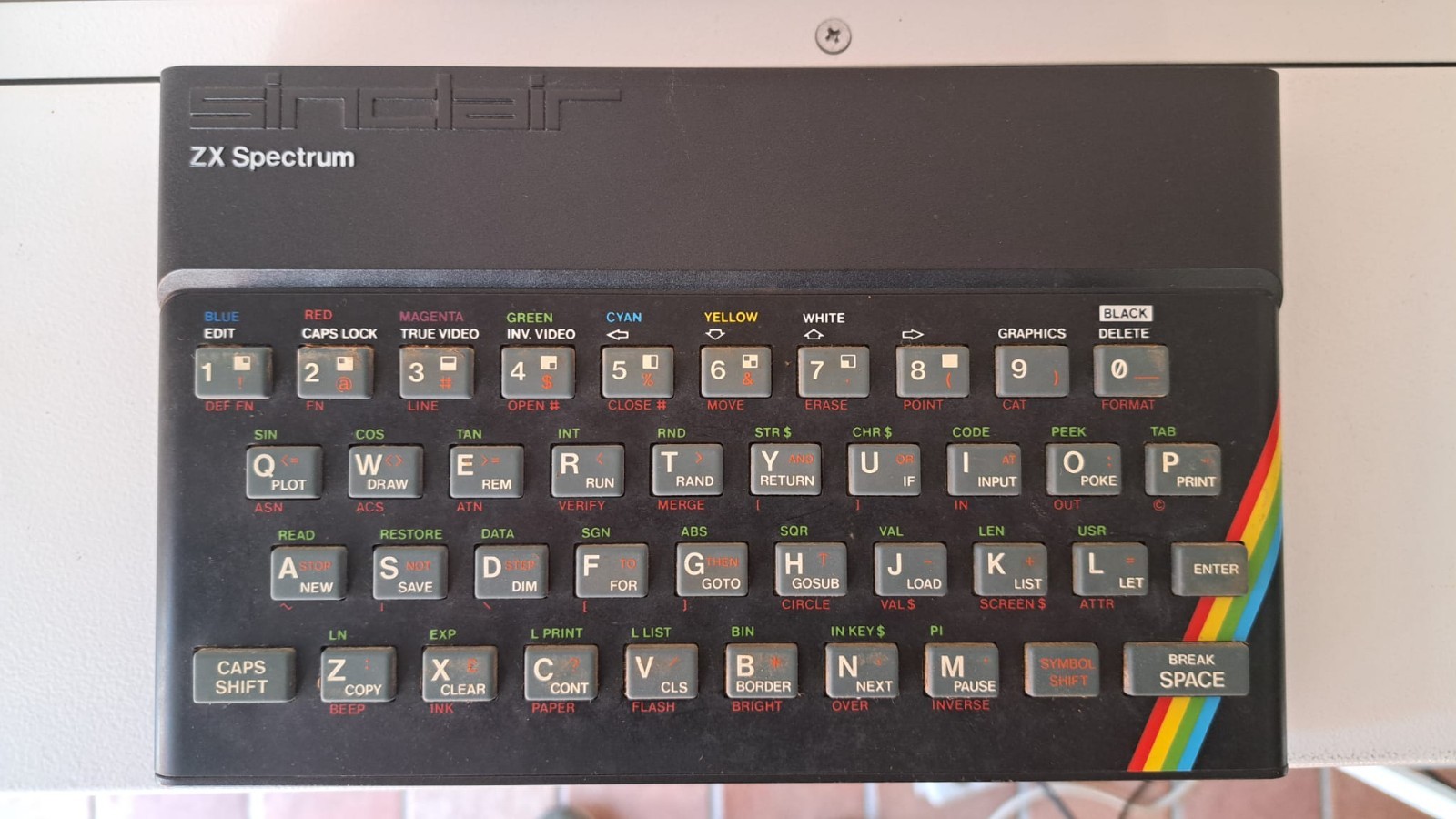 Sinclair ZX Spectrum 48K Original Vintage Computer Rubber Keys UK