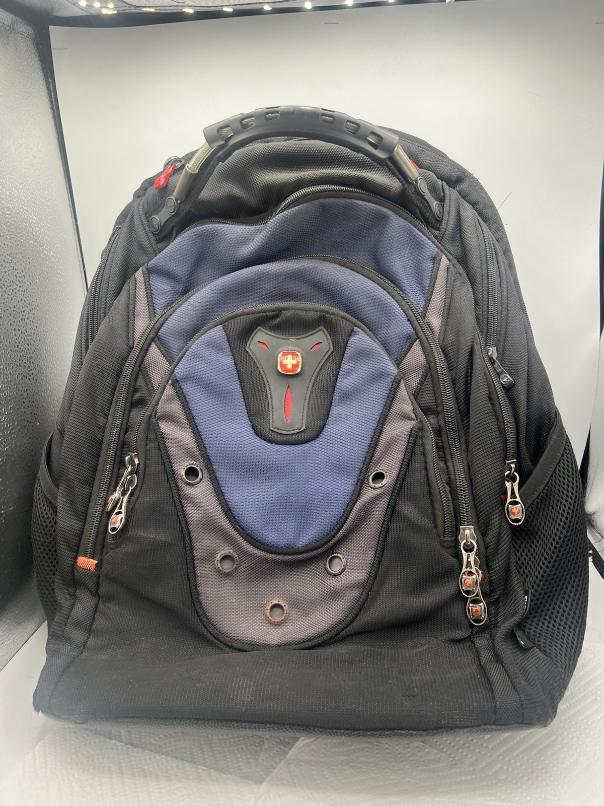 SwissGear Wenger Ibex ScanSmart Laptop Backpack Blue Black 17” Travel