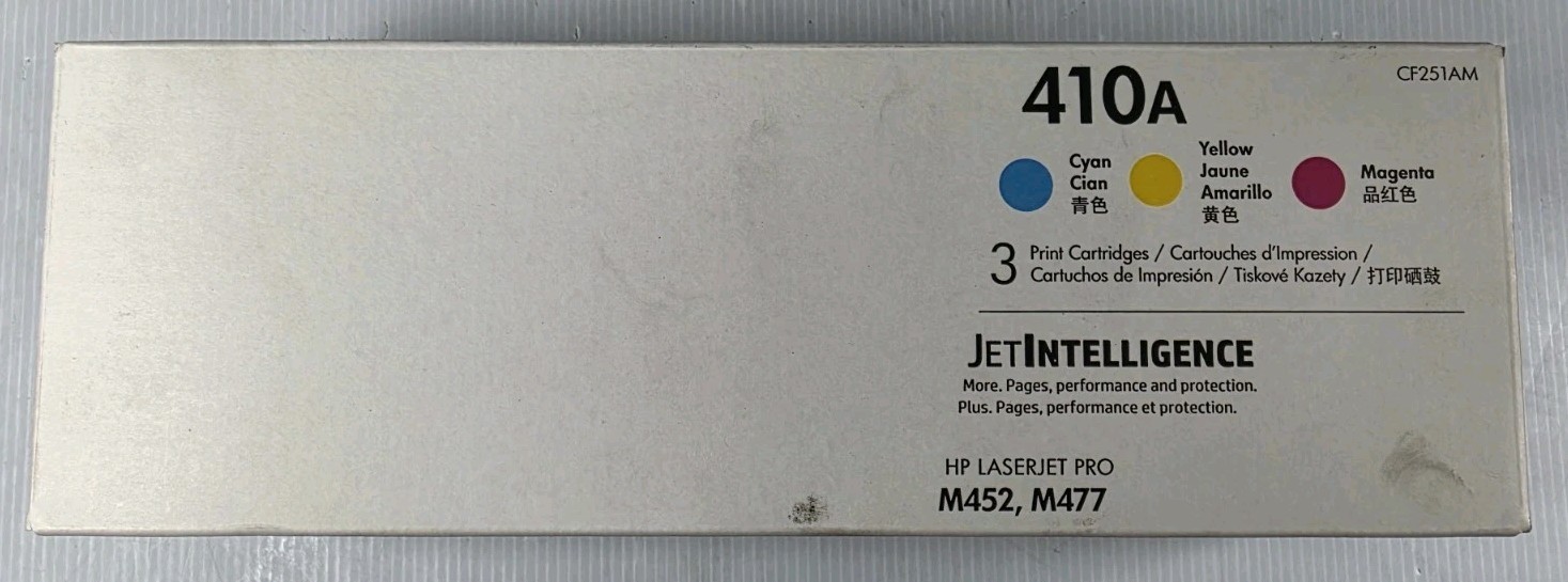 NIB HP LASERJET PRO 410A (CF251AM) PRINT CARTRIDGE, YELLOW (A)