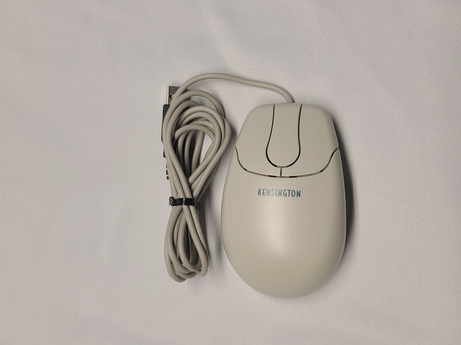 Vintage Kensington ValuMouse USB 3 Button Wired Computer Mouse Gray Model 19430