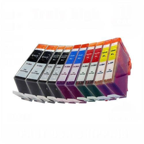 Compatible for HP 564 XL Ink Cartridge for Photosmart 5510 5514 5515 5520 - 10pk