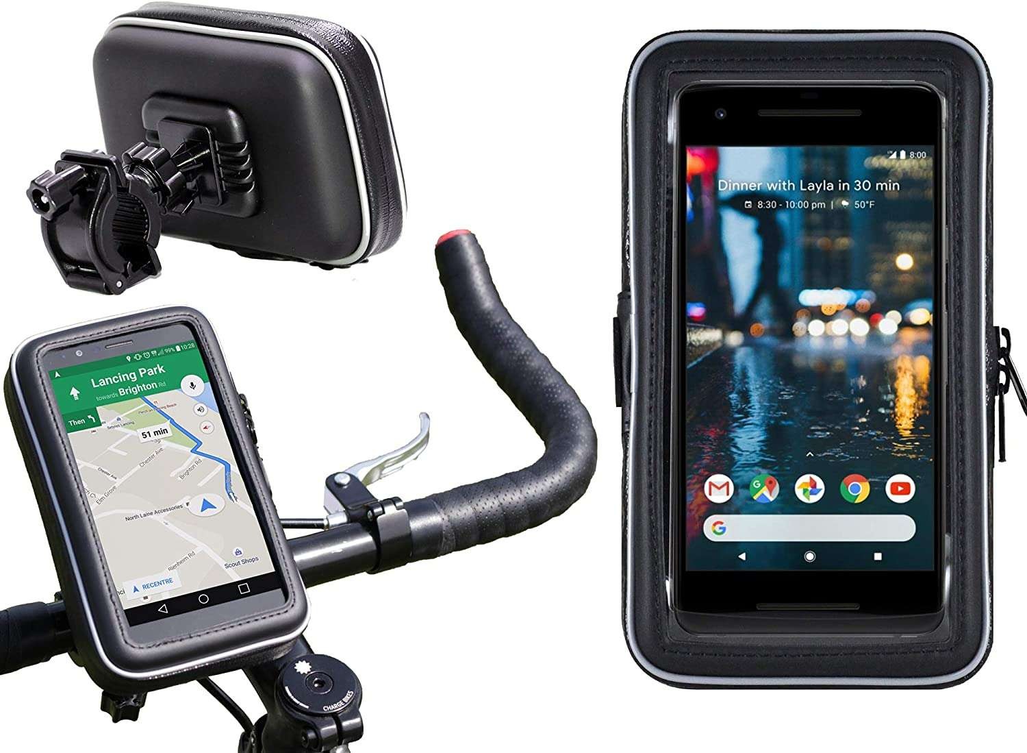Navitech Waterproof Bike Mount For Theï - Blackview A60