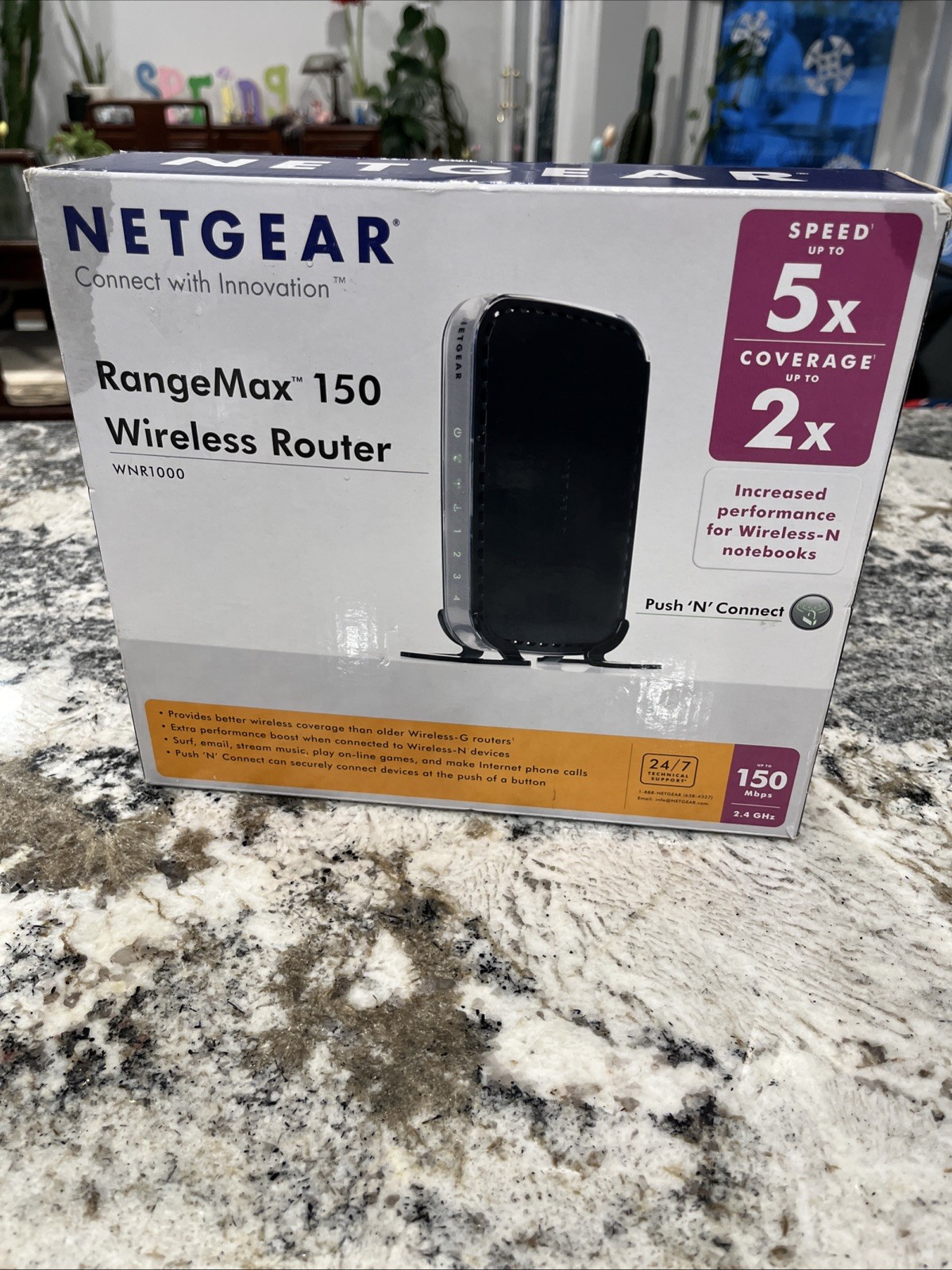 Netgear RangeMax N150 Wireless Router (WNR1000) 150 Mbps 🔥