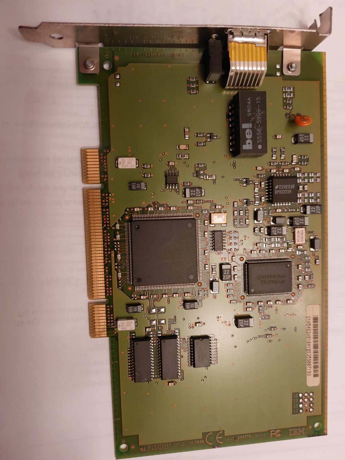 IBM 2838-9406 23L4293 21H5460 10/100Mbps PCI Ethernet IOA