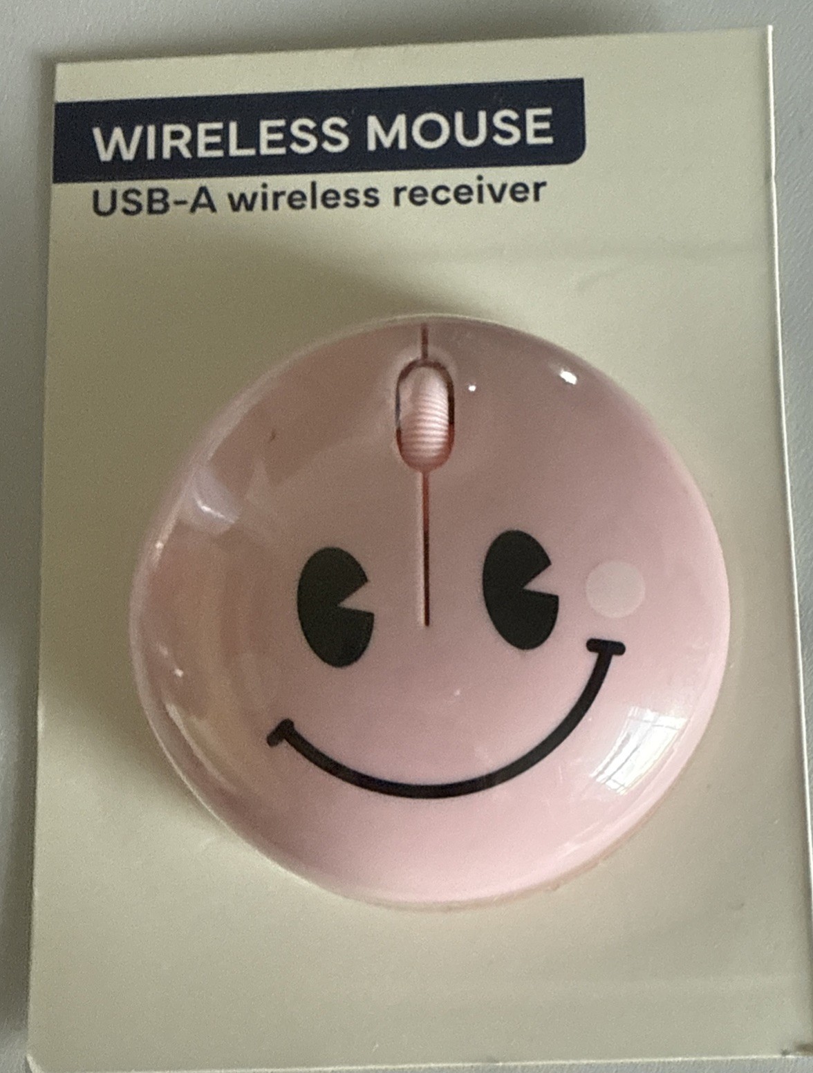 Target Bullseye playground Pink Smiley Face Wireless Vivitar Mouse 