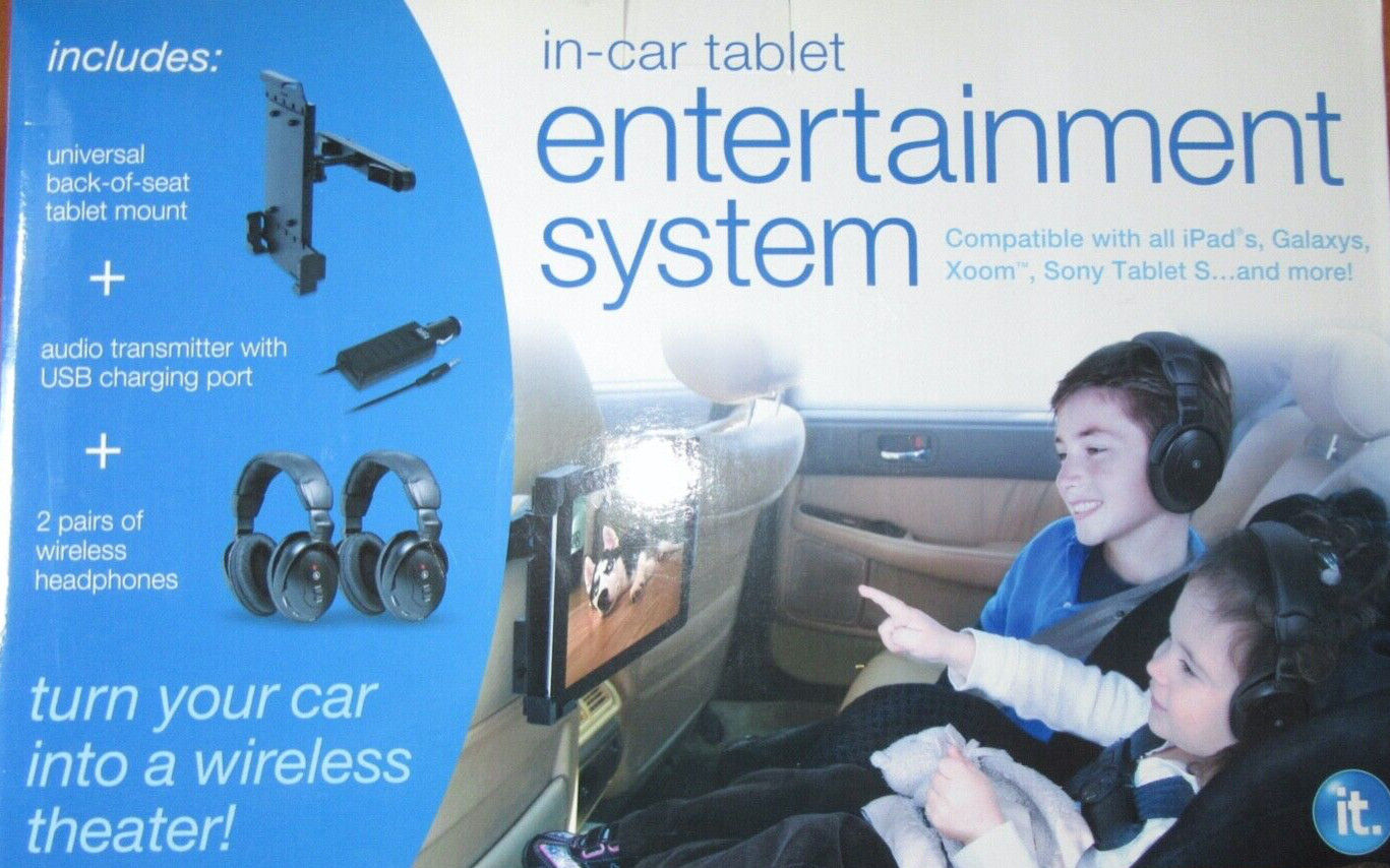 Innovative Tech In Car Tablet Entertainment Mounting System Great NIB