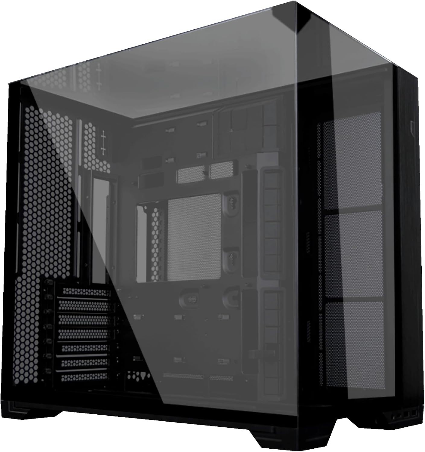 O11 Vision Compact ATX PC Case, Back-Connect, Black O11VPX