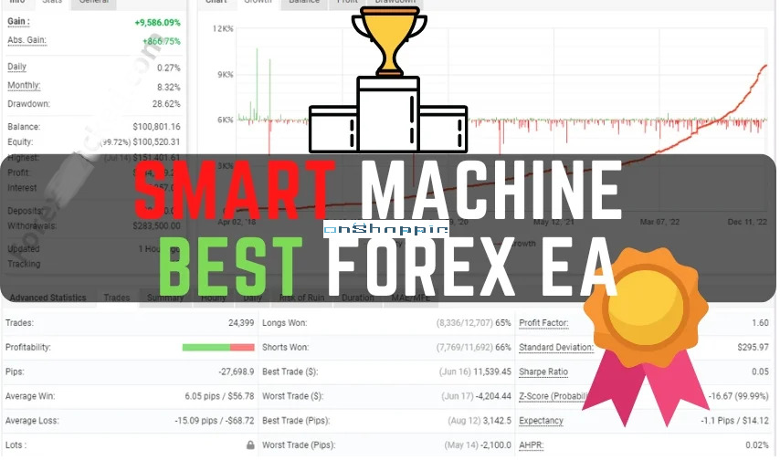 SMART MACHINE Best Forex EA Automation Trading Robot MT4