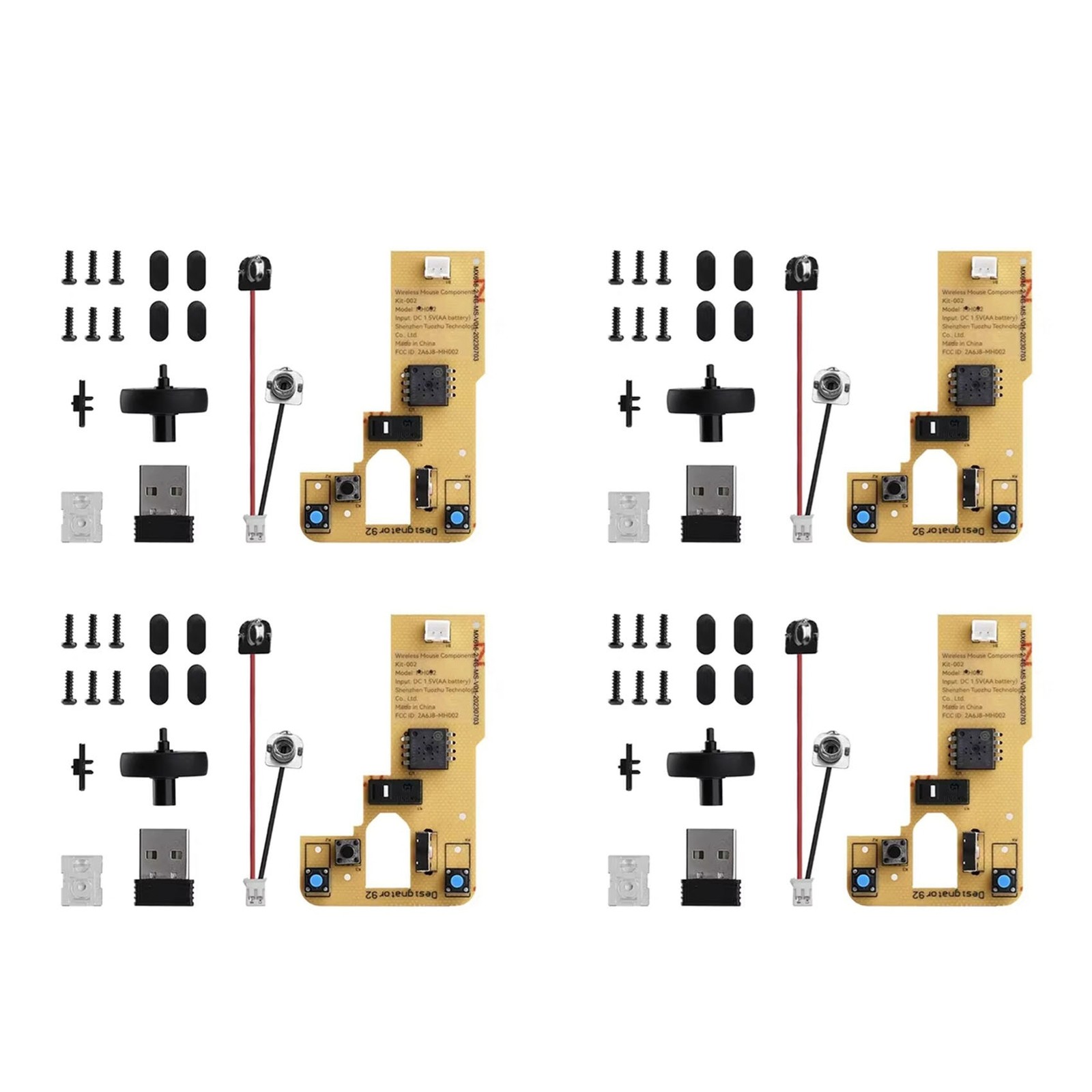 2X(4X for Bamboo Lab DIY 3D Printing  Mouse Kit Model 002 Computer Mouse5656