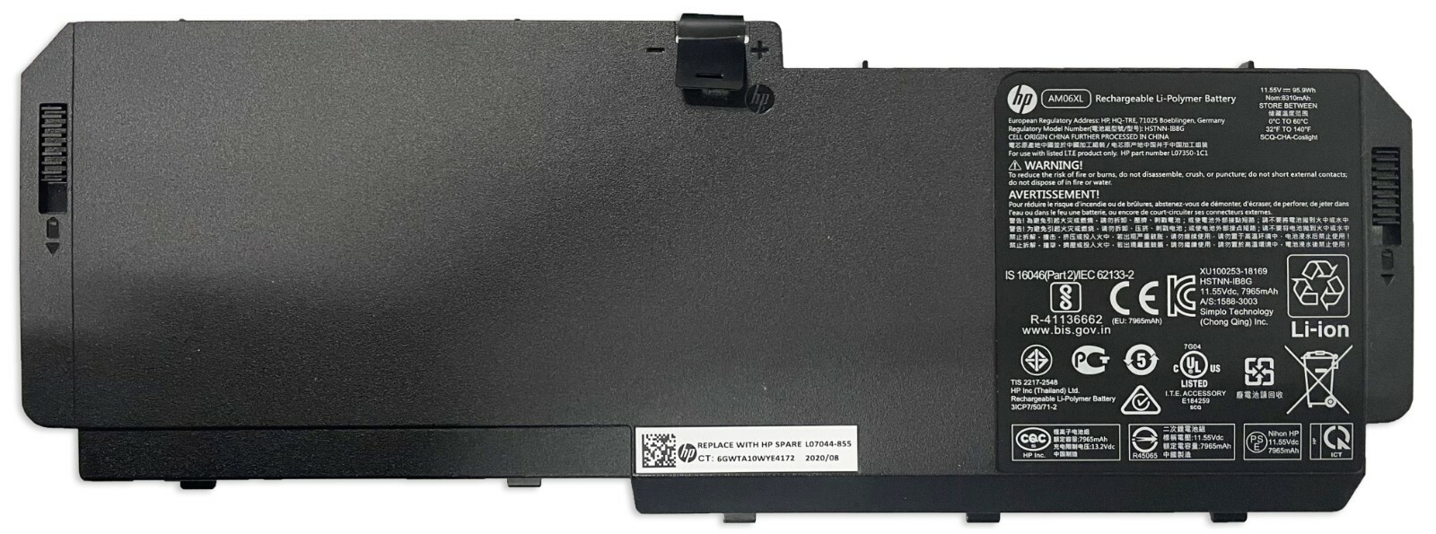 Genuine AM06XLnew Battery for HP ZBook 17 G5 G6 L07350-1C1 HSN-Q12C L07044-855