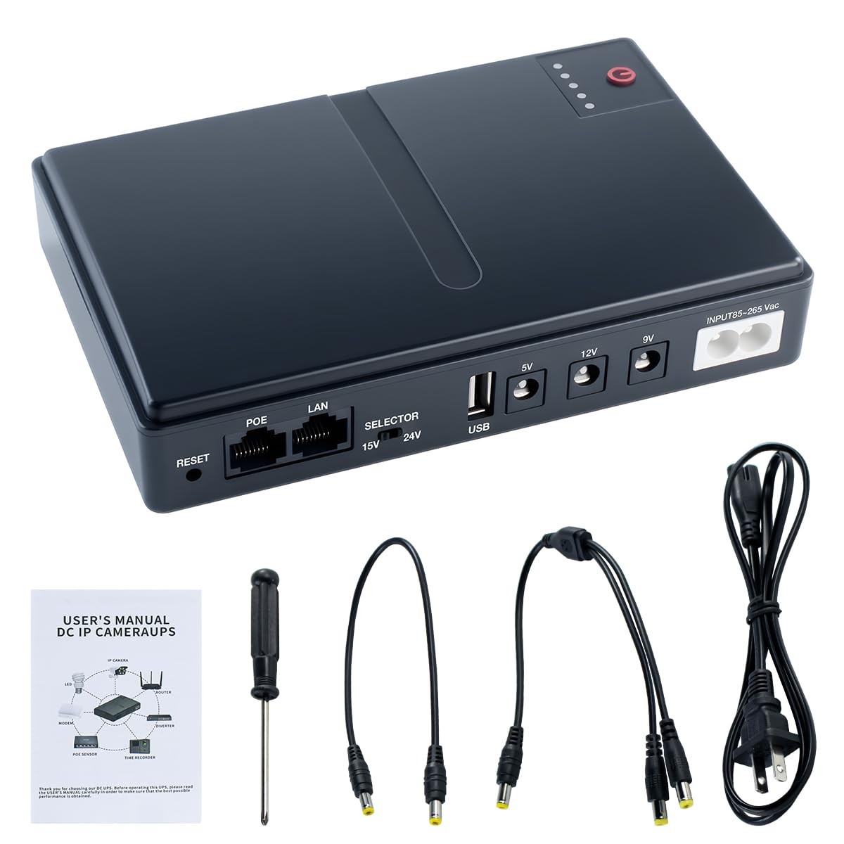 Mini DC UPS Uninterruptible Power Supply, UPS Battery Backup Power Supply