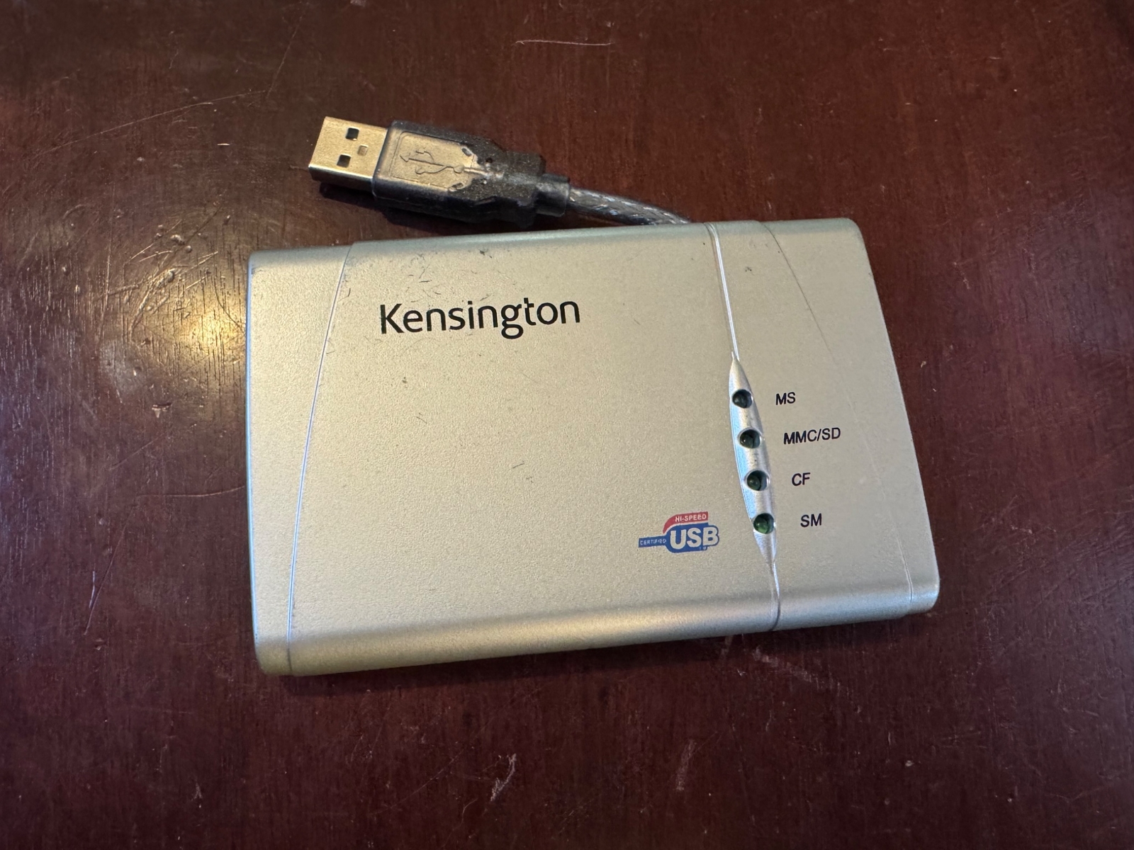 Kensington Portable Memory Card Reader USB 2.0 480mb/sec Model K33056