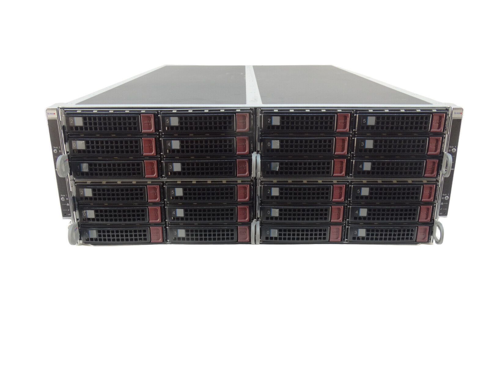 SuperMicro SYS-F628R3-RC1B+ 4 Node 4U Barebone Server w/ X10DRFN-N 4x 1280W PWS